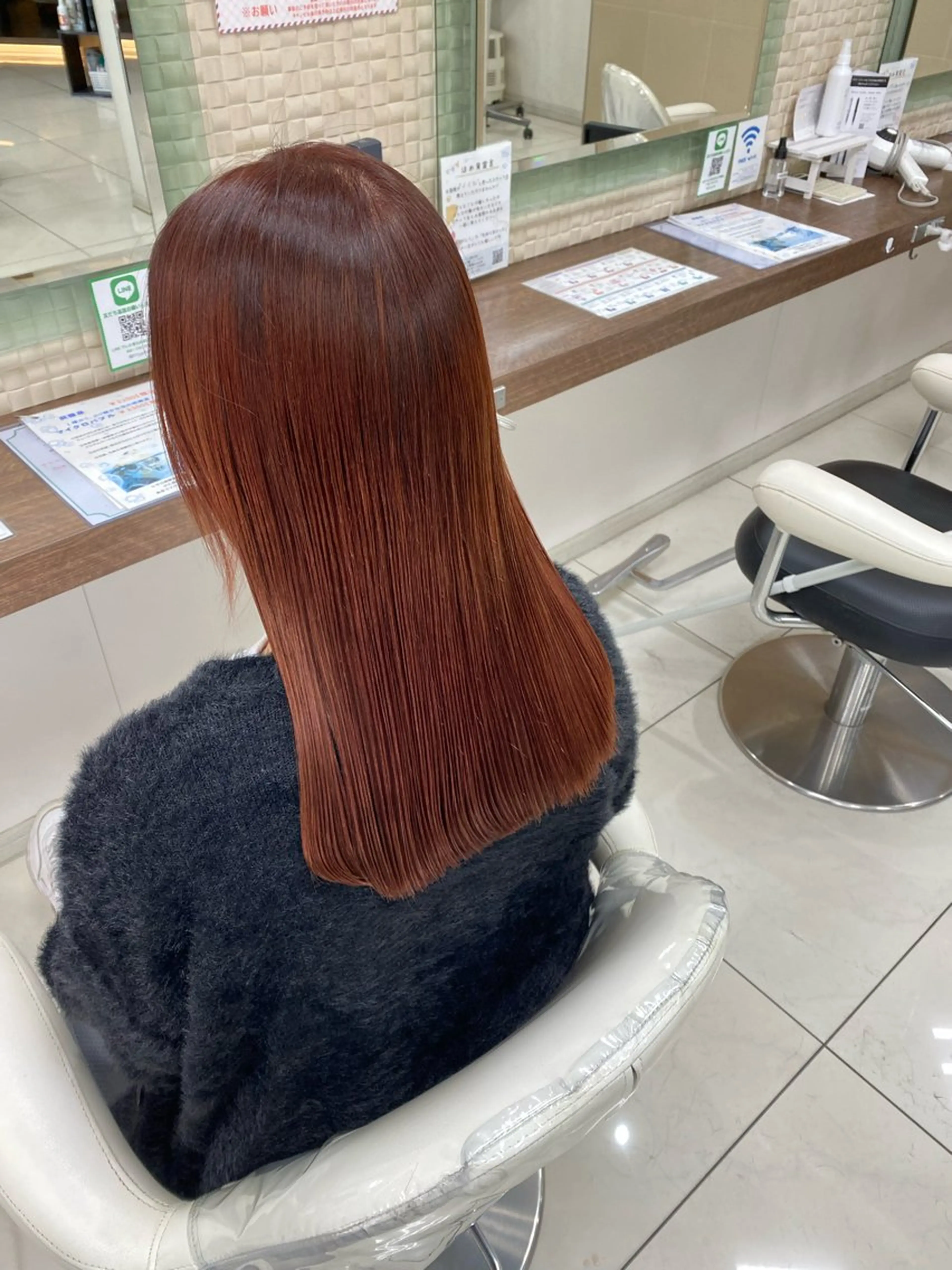 セミロング 髪質改善 カット ヘアカラー トリートメント 髪質改善カラー/店長 宮内秀峰のヘアスタイル