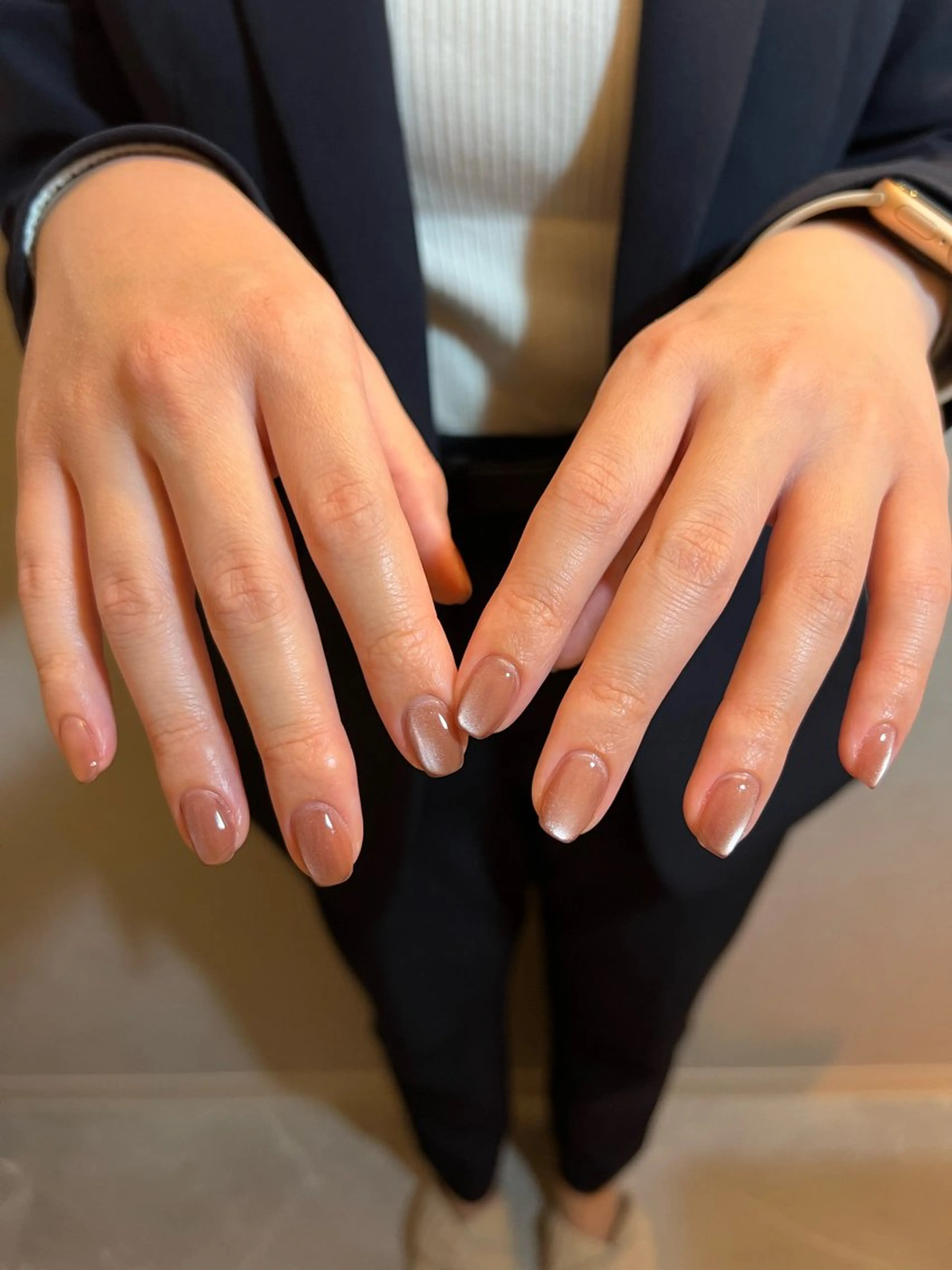 ネイル マグネットネイル オフィスネイル urun eriのネイルデザイン