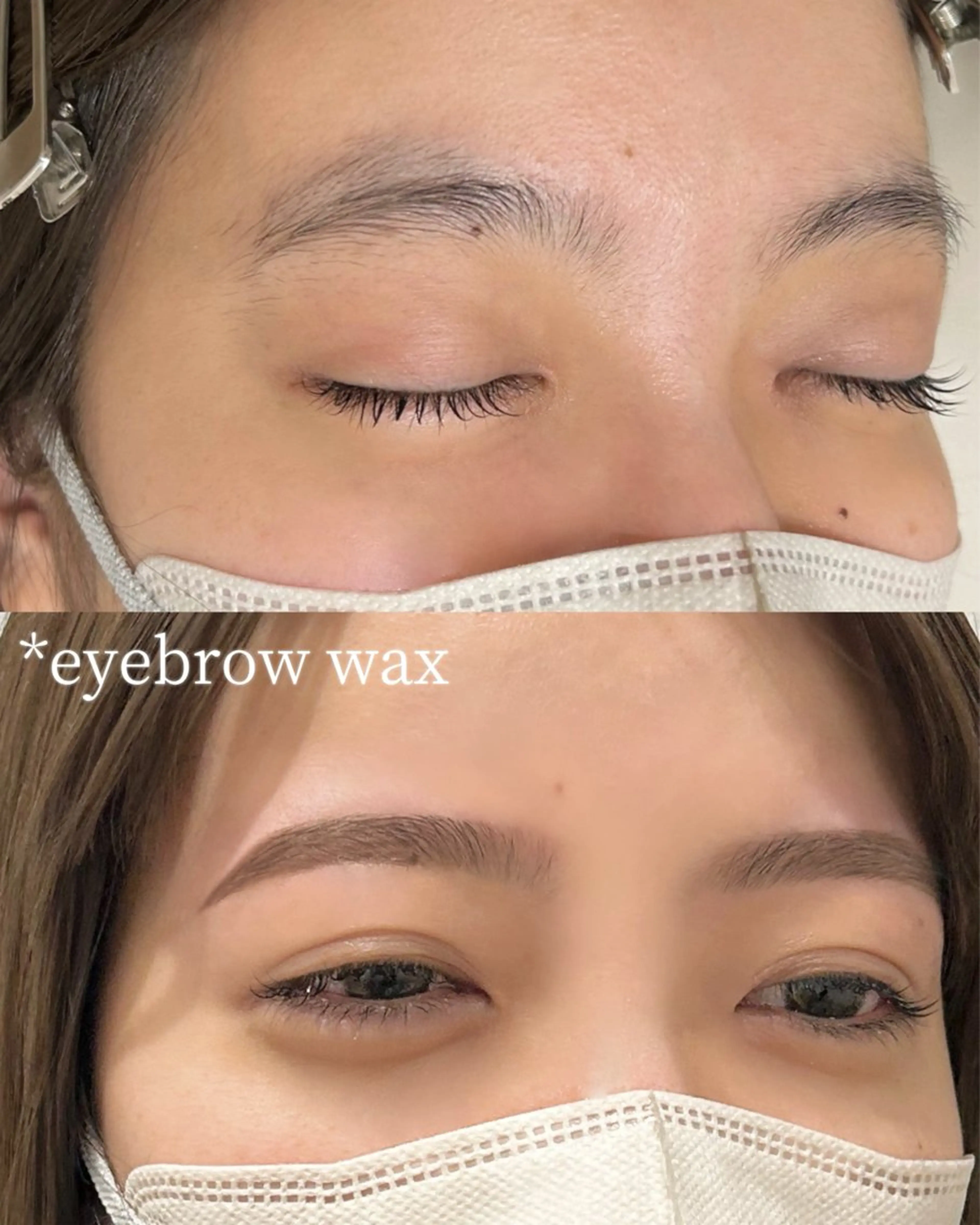 【定番人気‼️】🌺眉スタイリング（ワックス脱毛）+眉メイク🌺の写真
