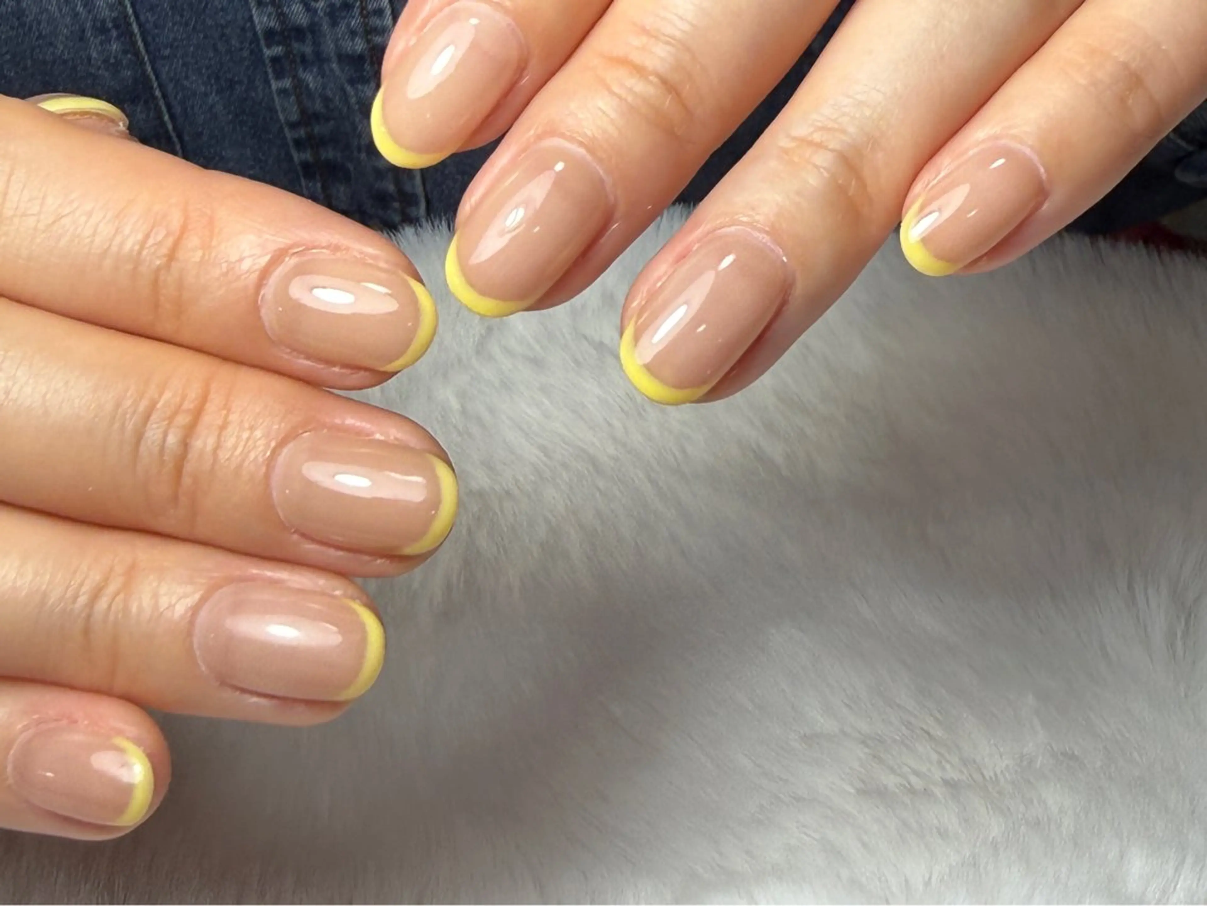 ネイル アートネイル フレンチネイル ジェルネイル グラデーション 韓国ネイル ハンドネイル ハンドケア さくら💮💮 【オフ無料】のネイルデザイン