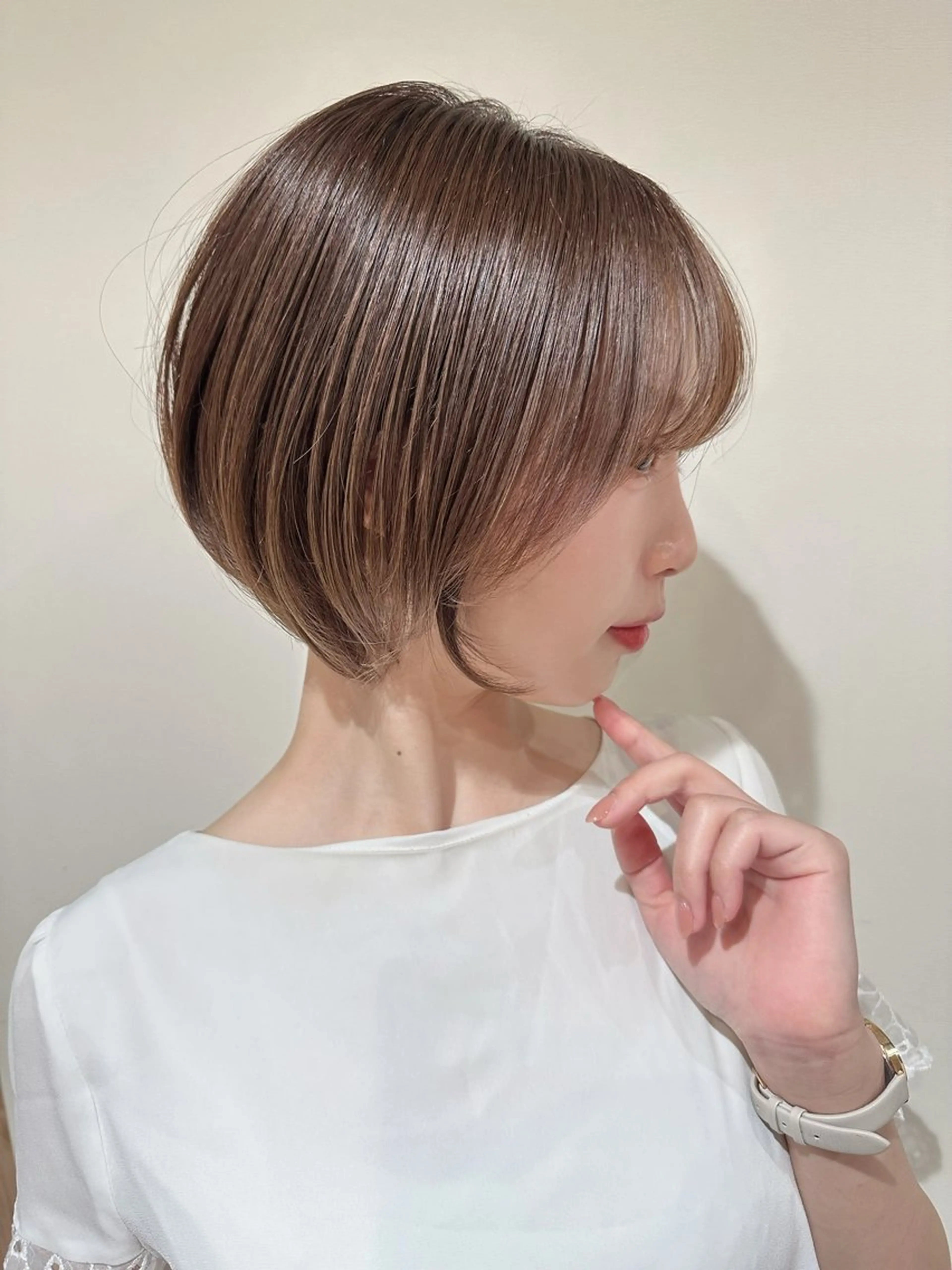 ショート カラー 縮毛矯正/髪質改善/ 石橋代智のヘアスタイル