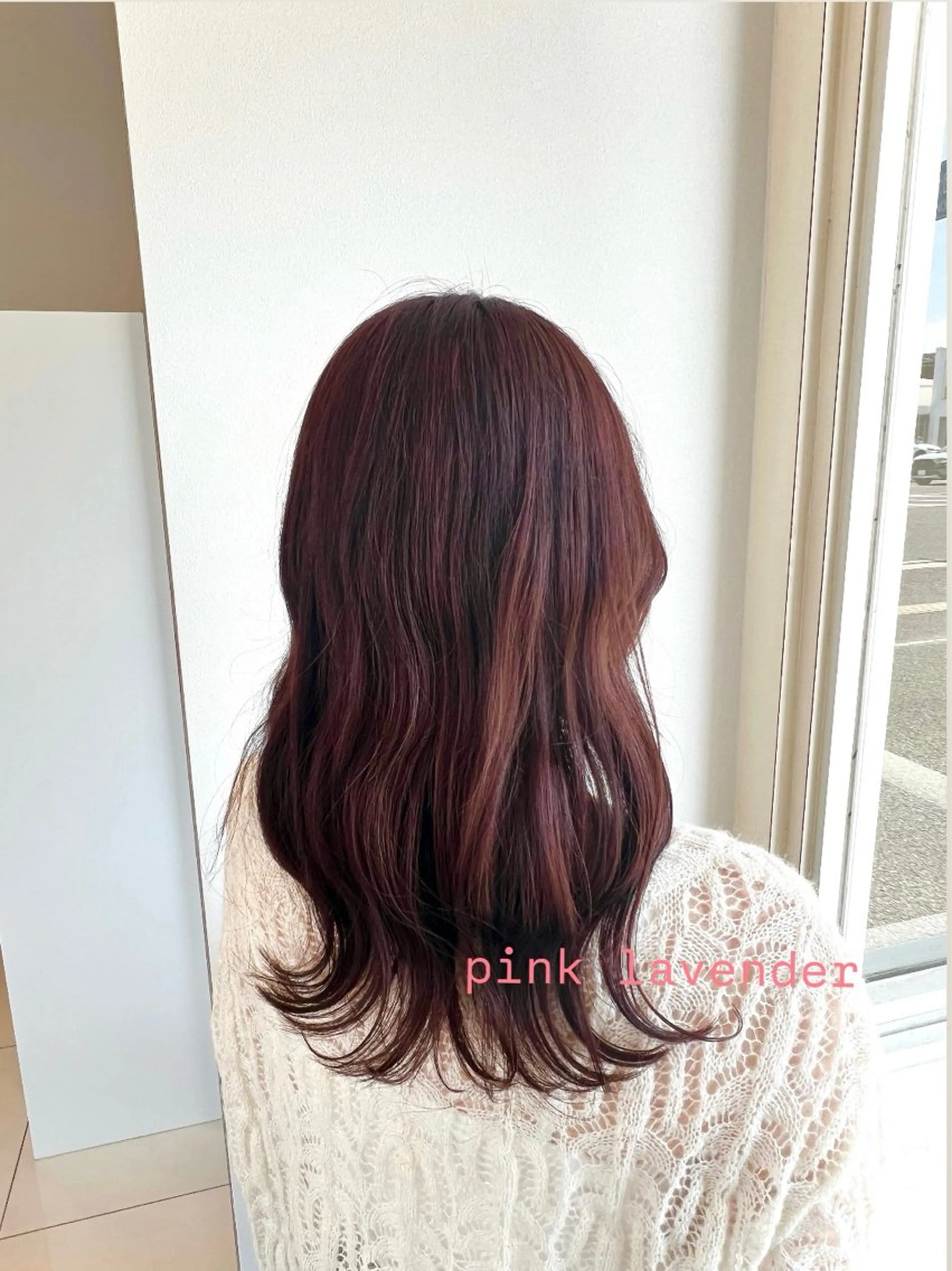セミロング カラー ヘアカラー トリートメント LiTA 友田未来のヘアスタイル