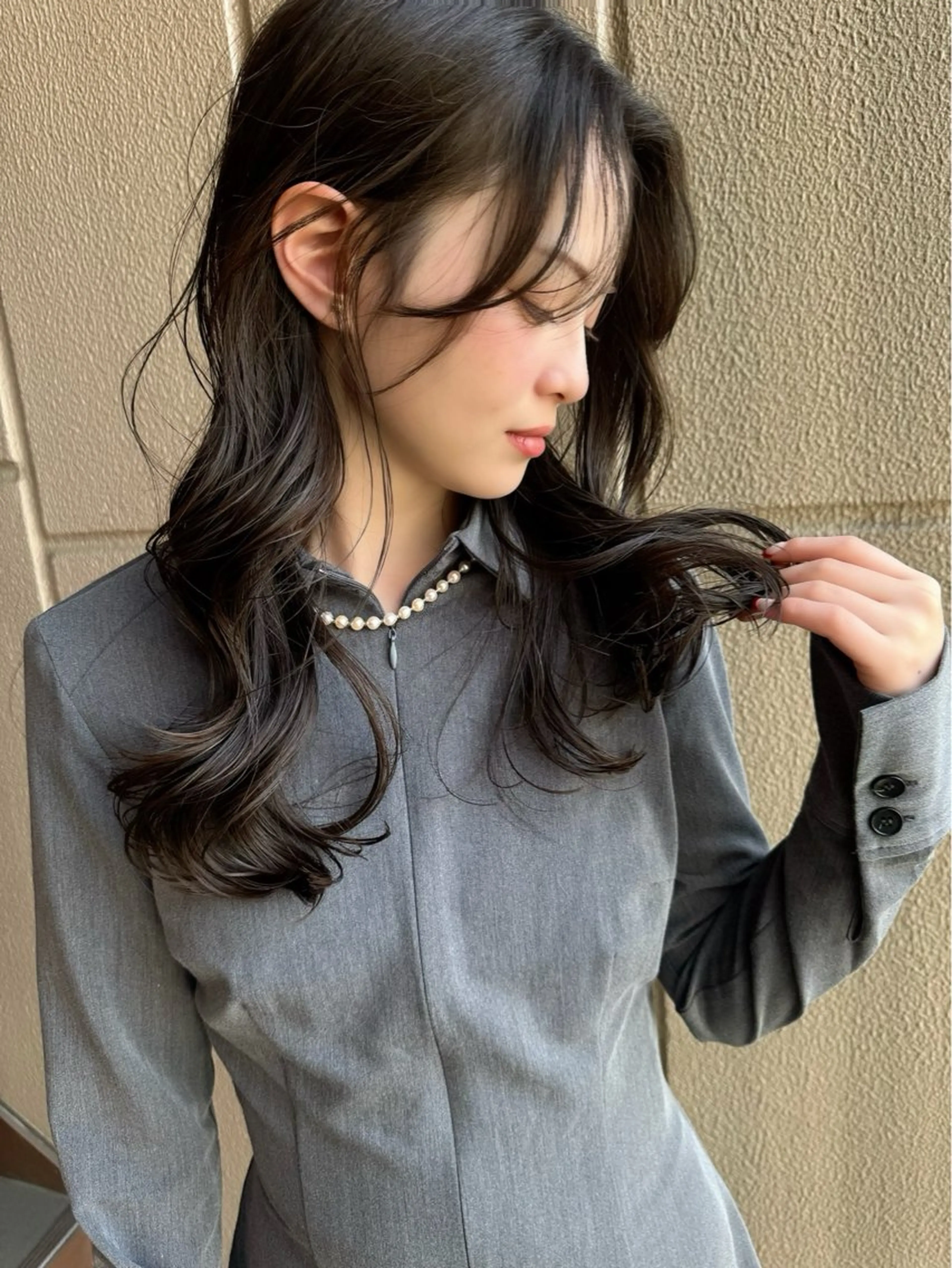 ロング 平 一裕のヘアスタイル