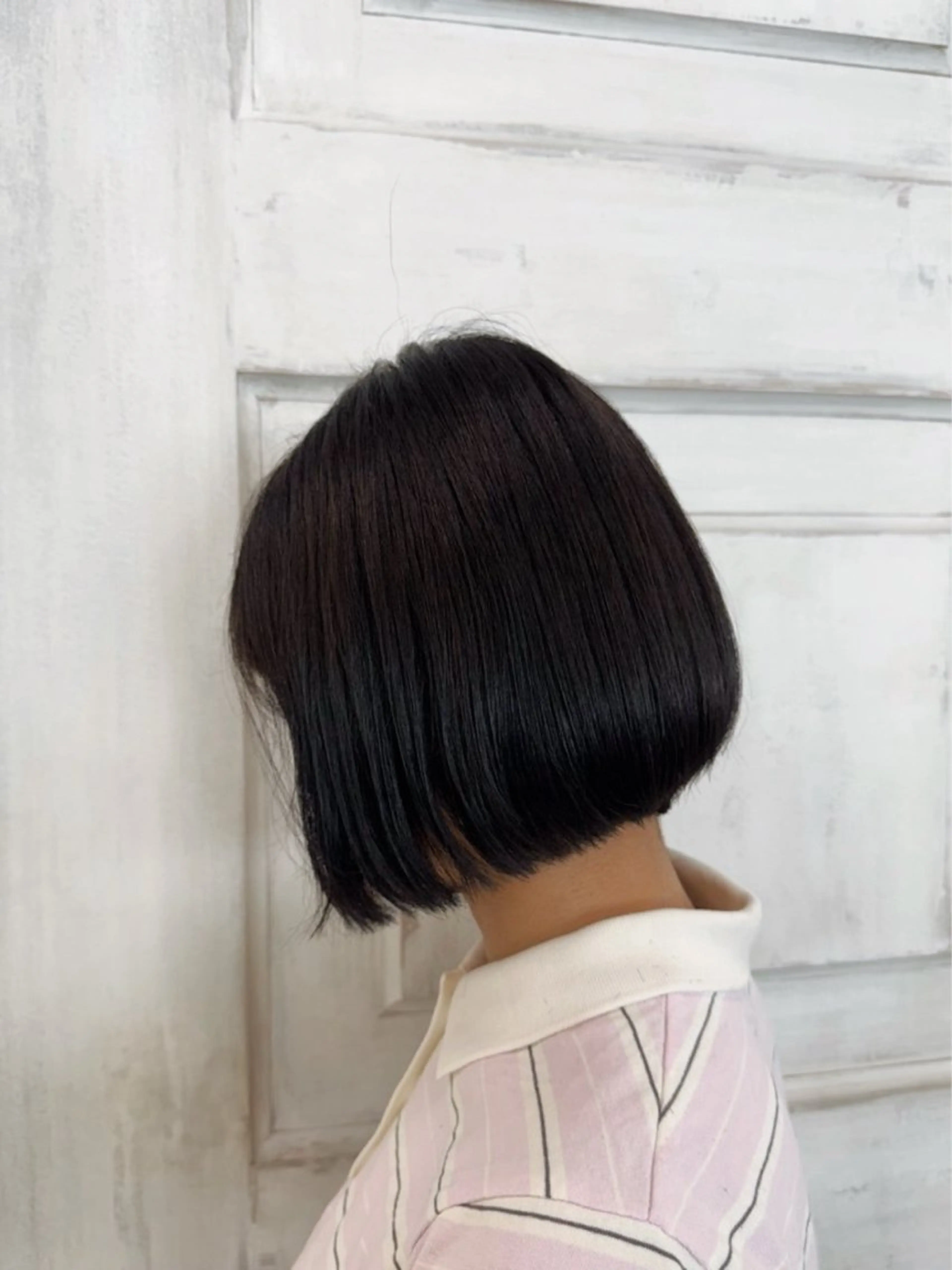 【お得メニュー🉐】切りっぱなしボブ➕ブリーチ無しワンカラー➕2stepトリートメントの写真