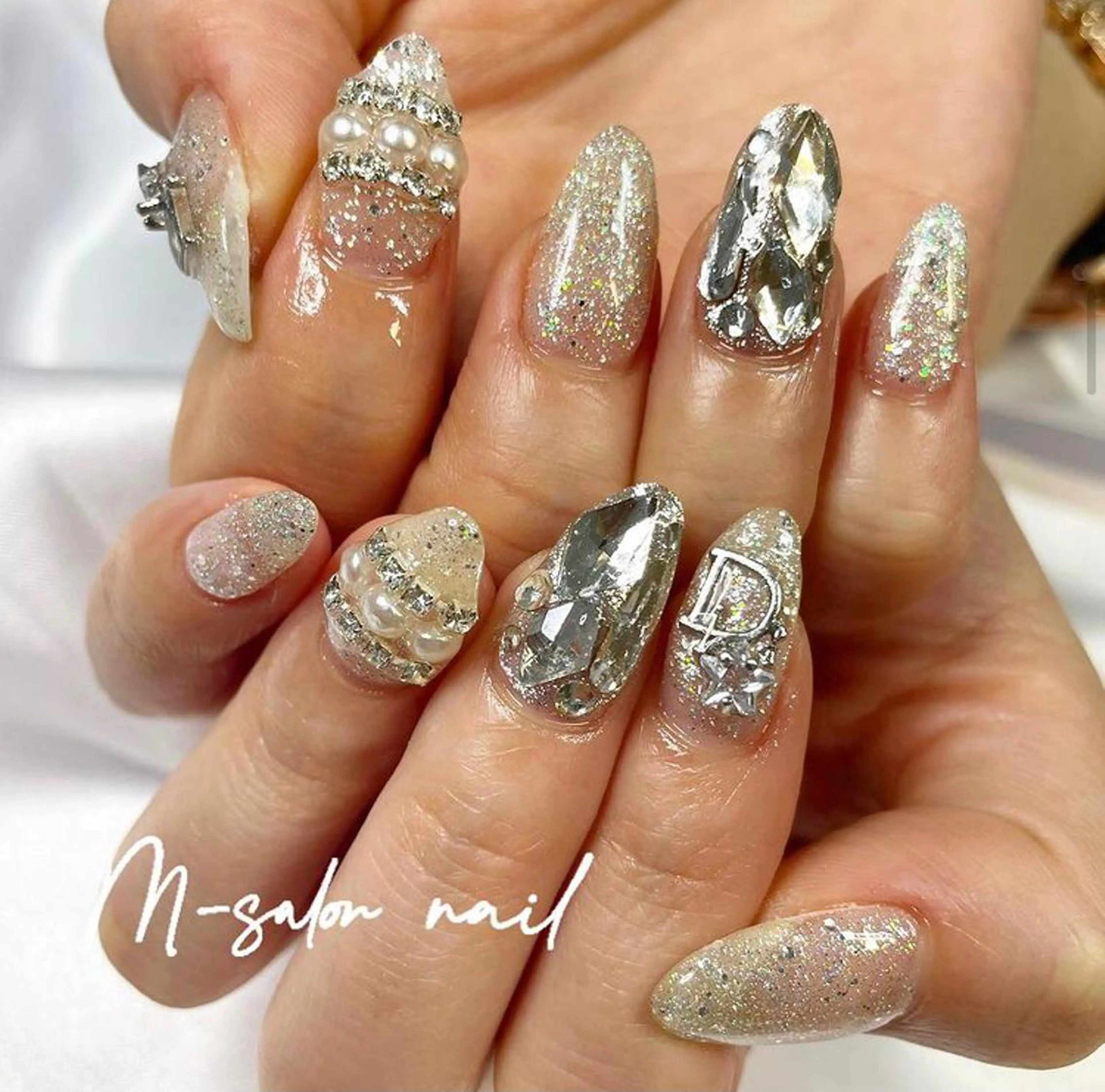 ネイル ハンドネイル 韓国/網紅/パーツ M-salonのネイルデザイン