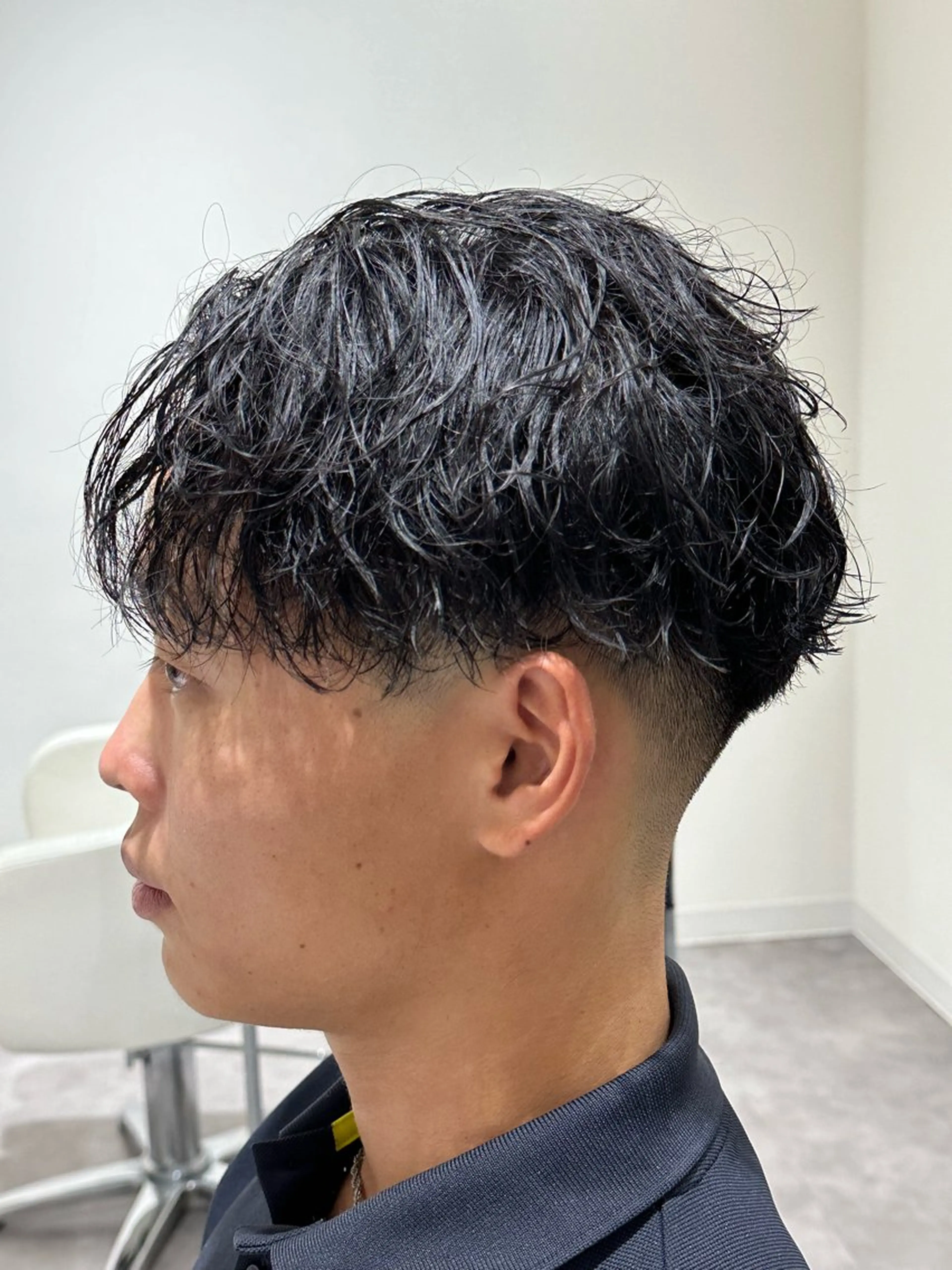 ショート パーマ メンズ メンズパーマ ツイストスパイラルパーマ スパイラルパーマ パーマ メンズ専門美容師／ メンズパーマ／森口のヘアスタイル