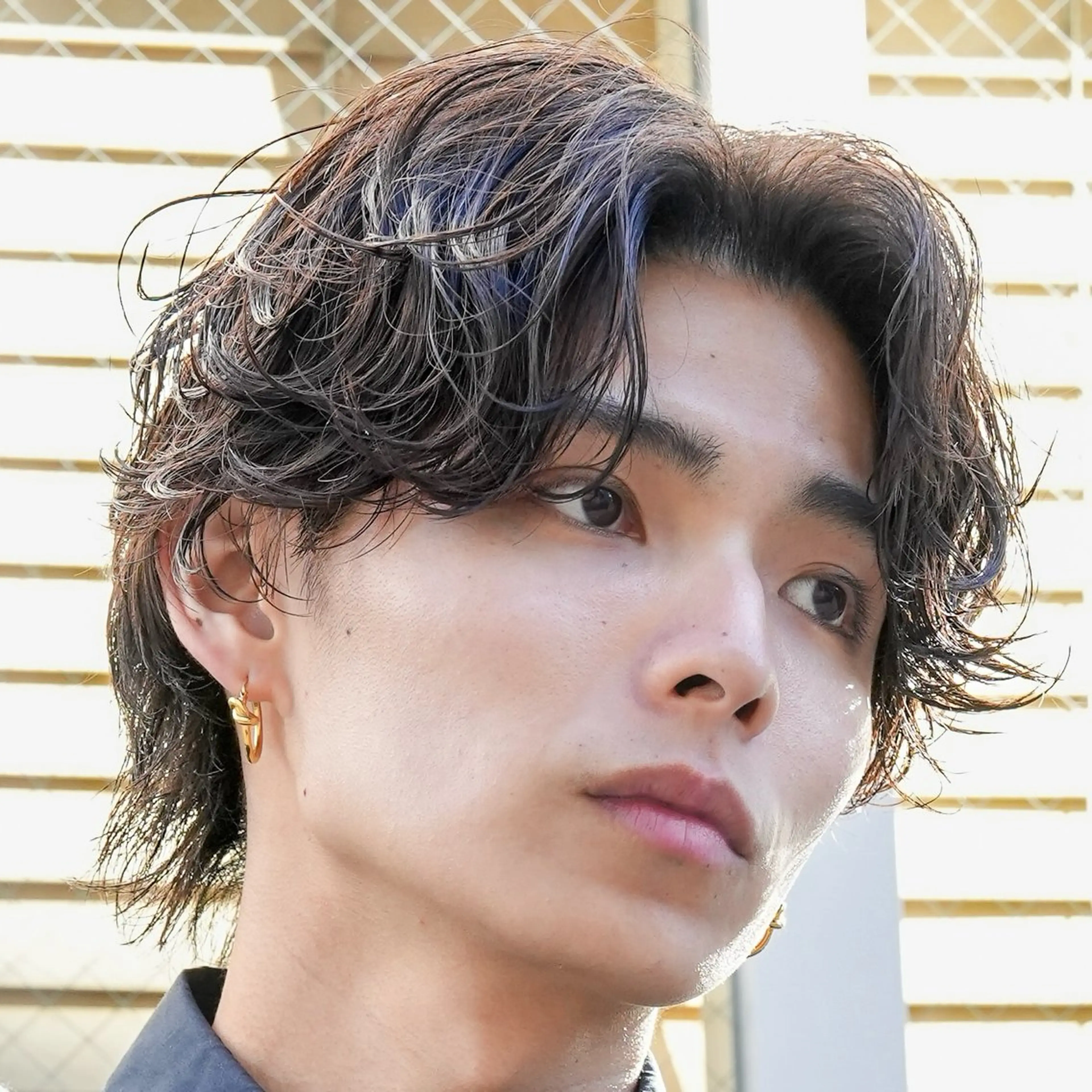 ショート パーマ メンズ カット パーマ 丸山 哲史のヘアスタイル