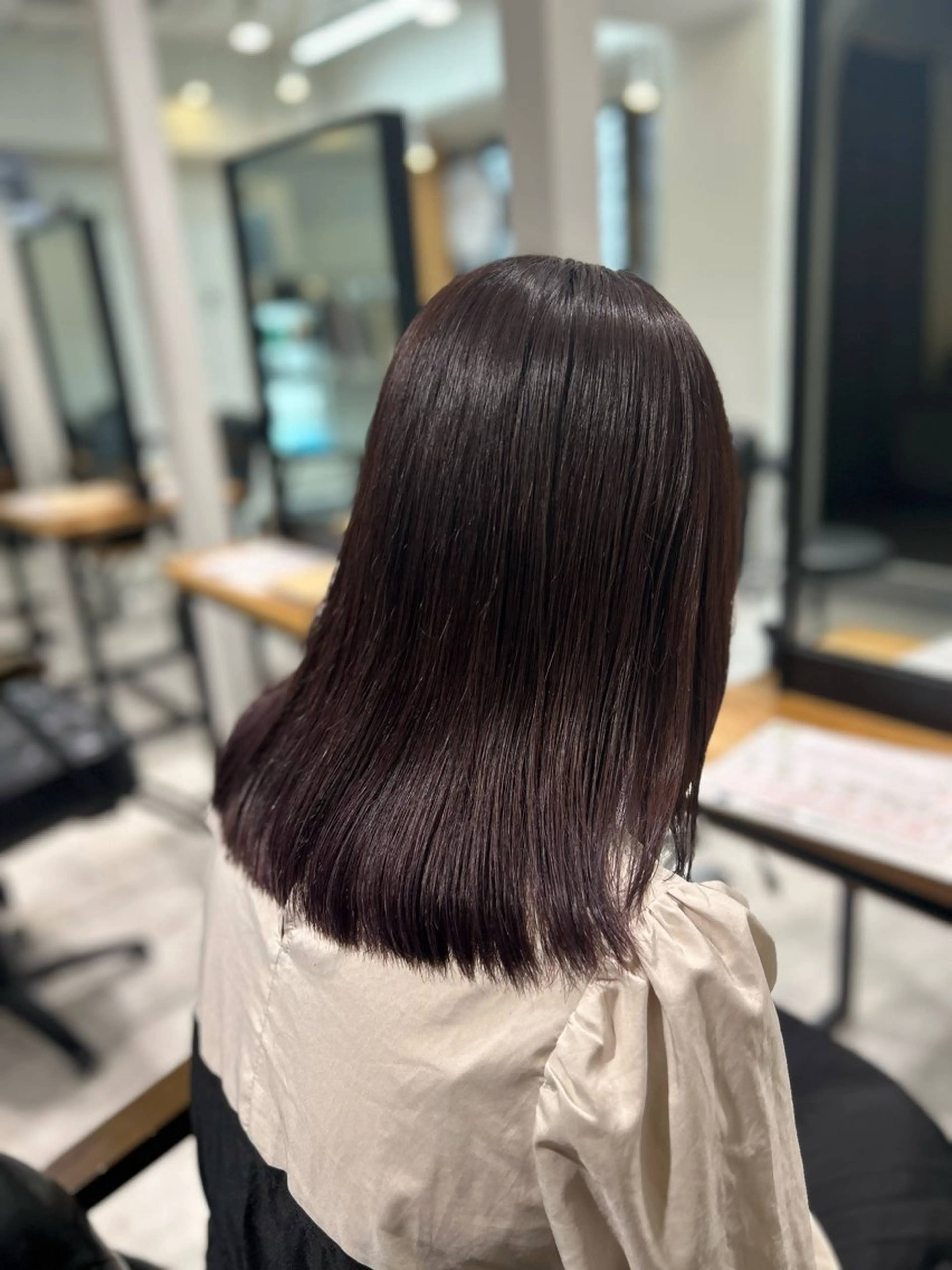 セミロング カラー ヘアカラー collet岩崎駿王 /ブリーチ/髪質改善のヘアスタイル