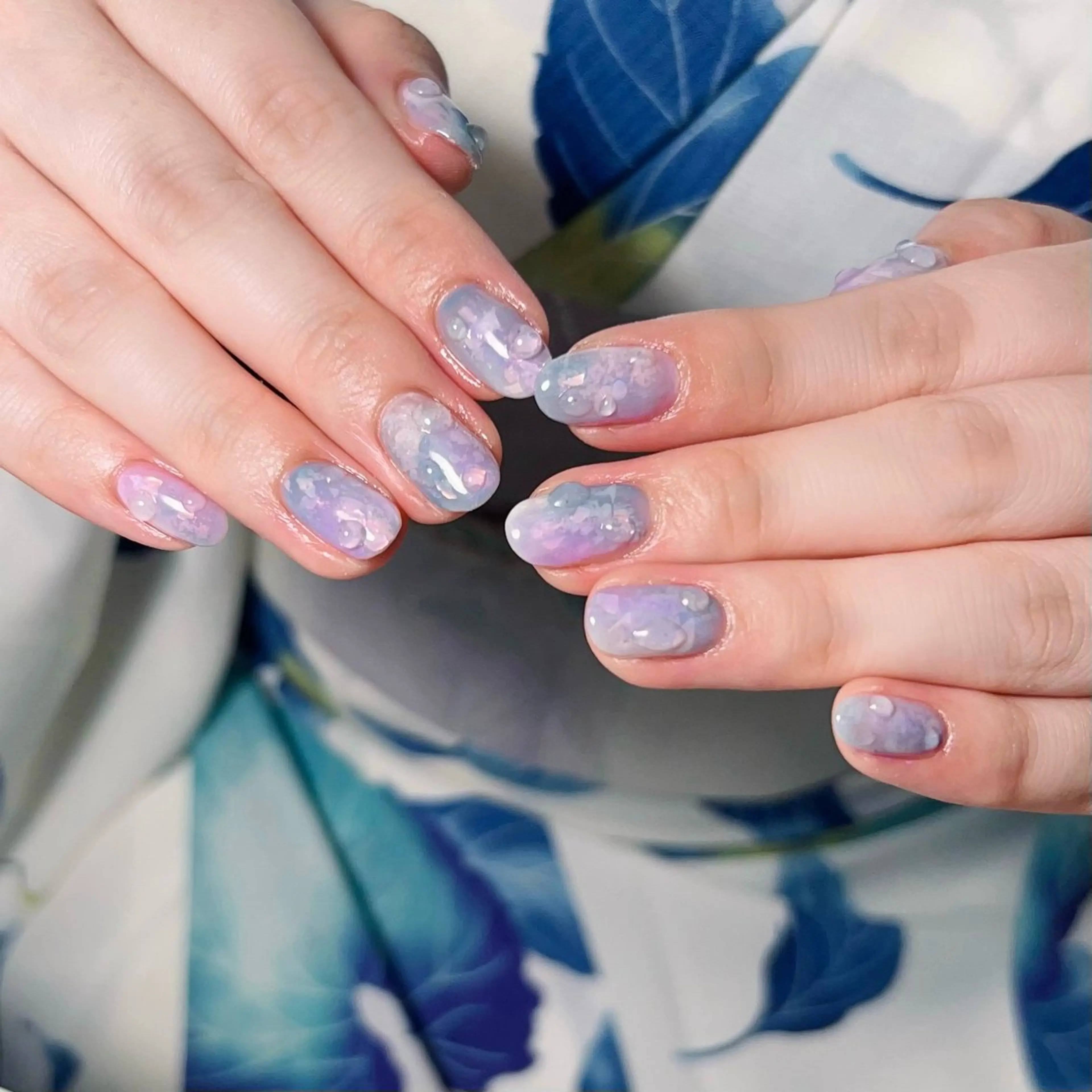 ネイル 氷ネイル・うるうるネイル muum_nail 新宿2分 三丁目1分のネイルデザイン