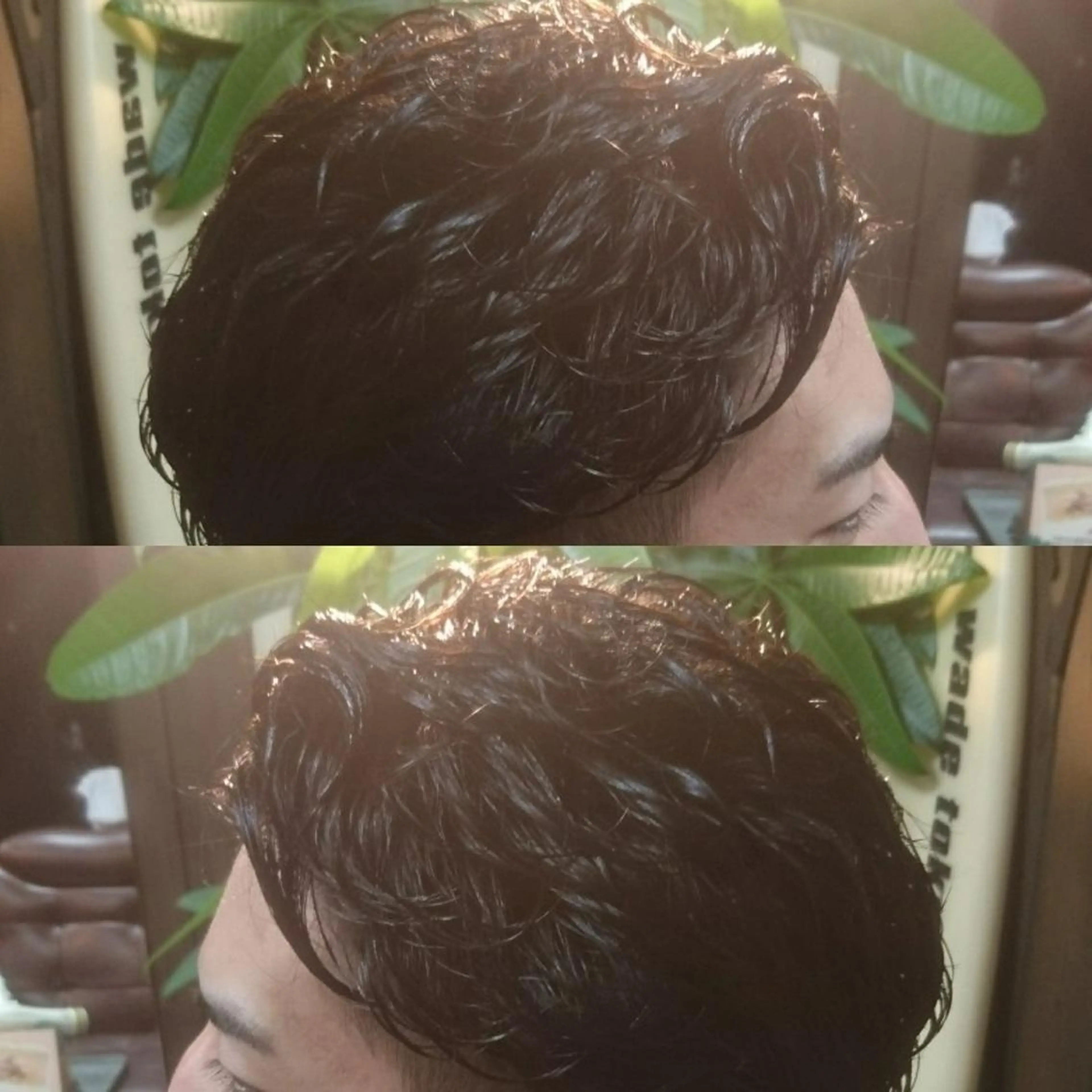 メンズ パーマ 岡林 選のヘアスタイル