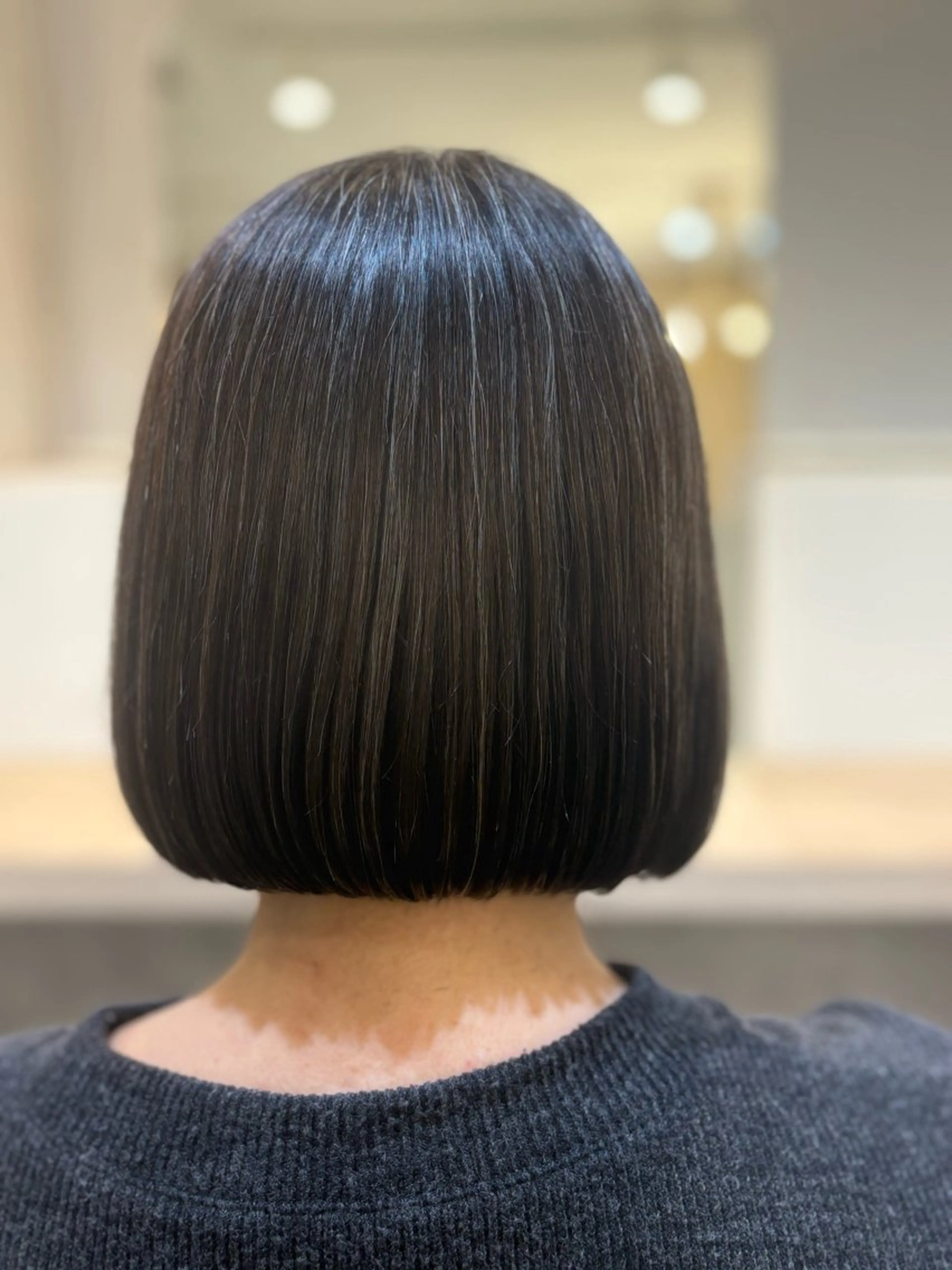 ミディアム ボブ 縮毛矯正 TOU/ROU所属・TOU/ROU代表 藤浪佑太のヘアスタイル