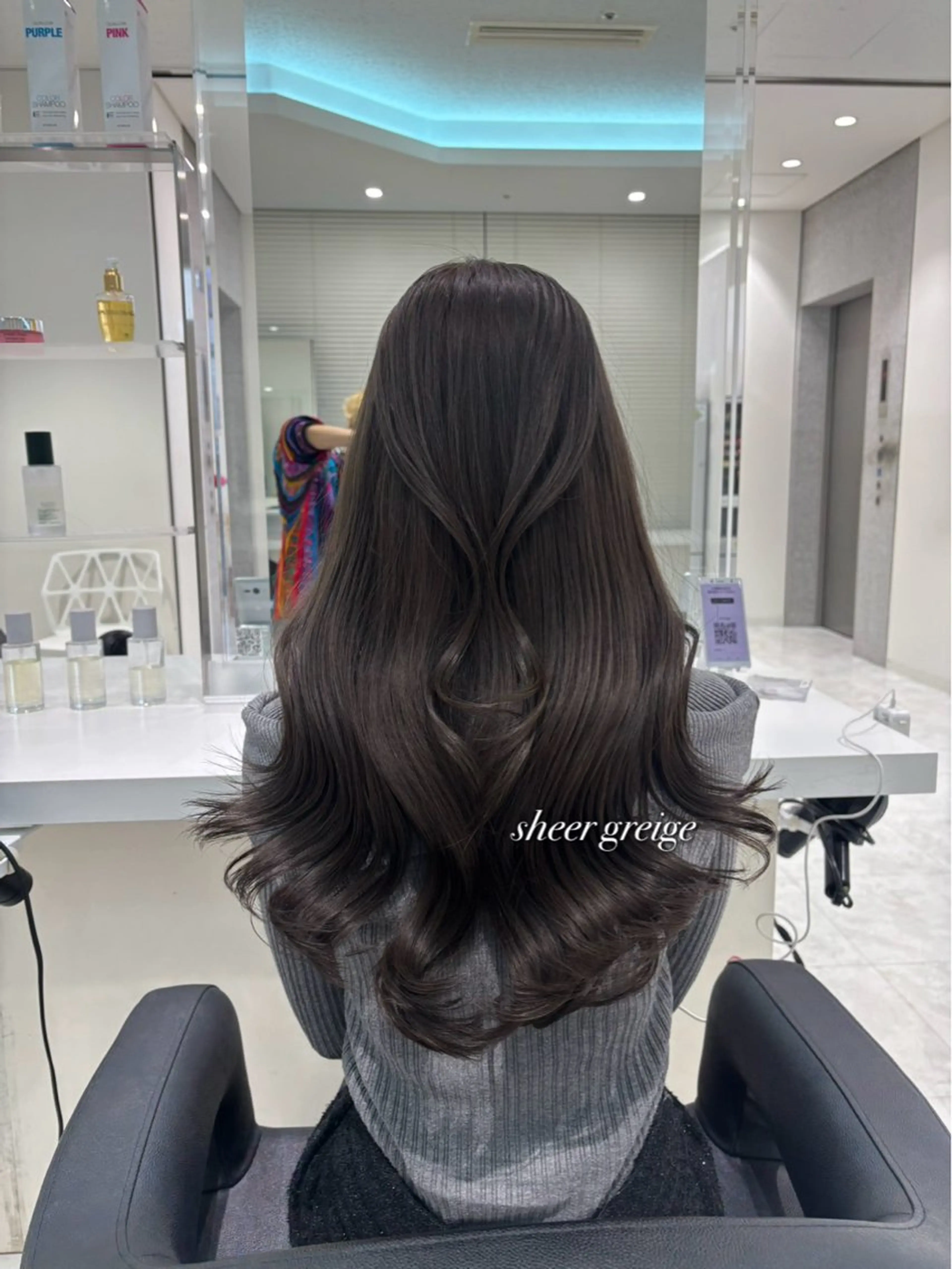 ロング ヘアカラー 銀座/うる艶カラー /RARAKA🤍のヘアスタイル