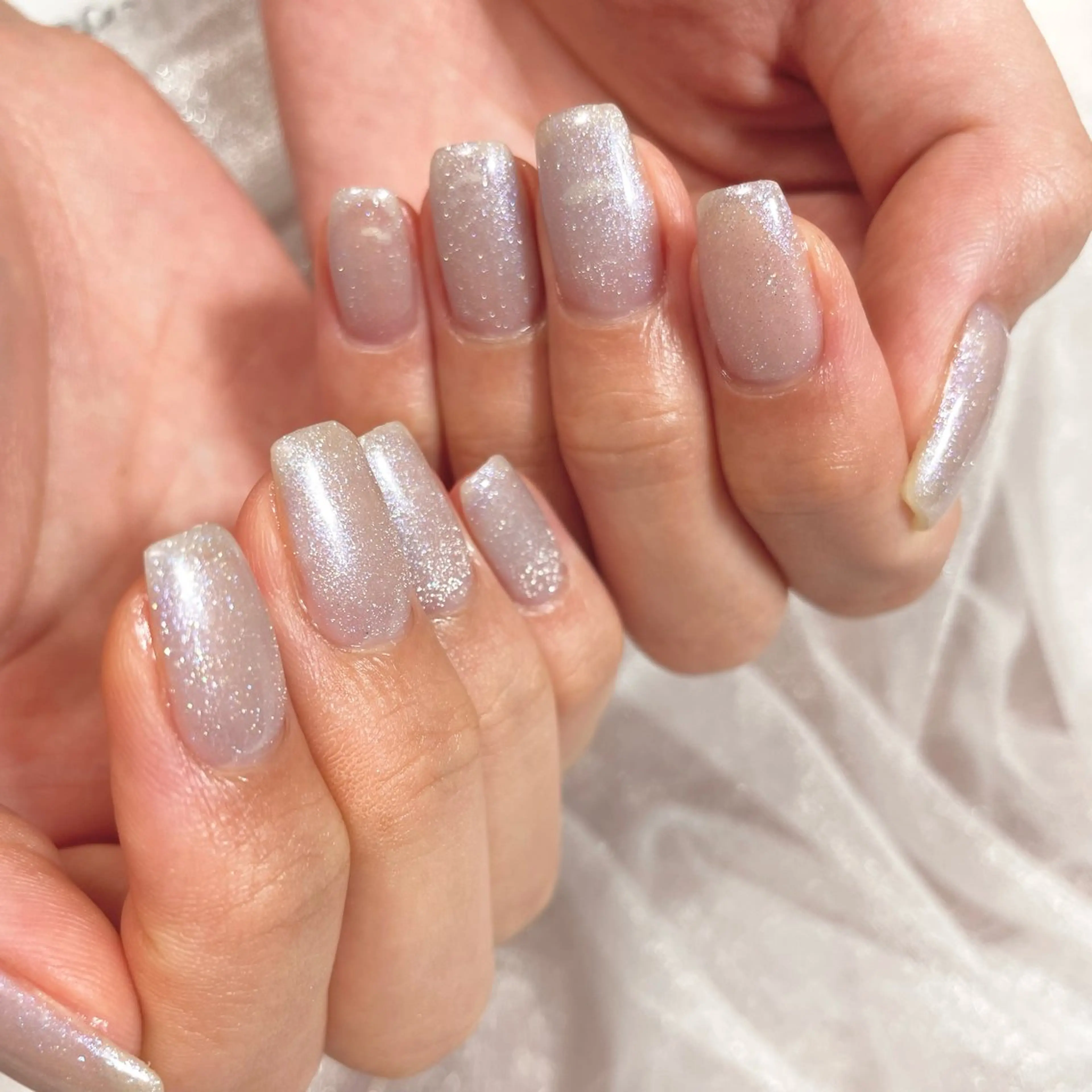 ネイル ジェルネイル 韓国ネイル マグネットネイル マグネットワンカラー ワンカラーネイル ハンドネイル 💐 SATSUKIのネイルデザイン