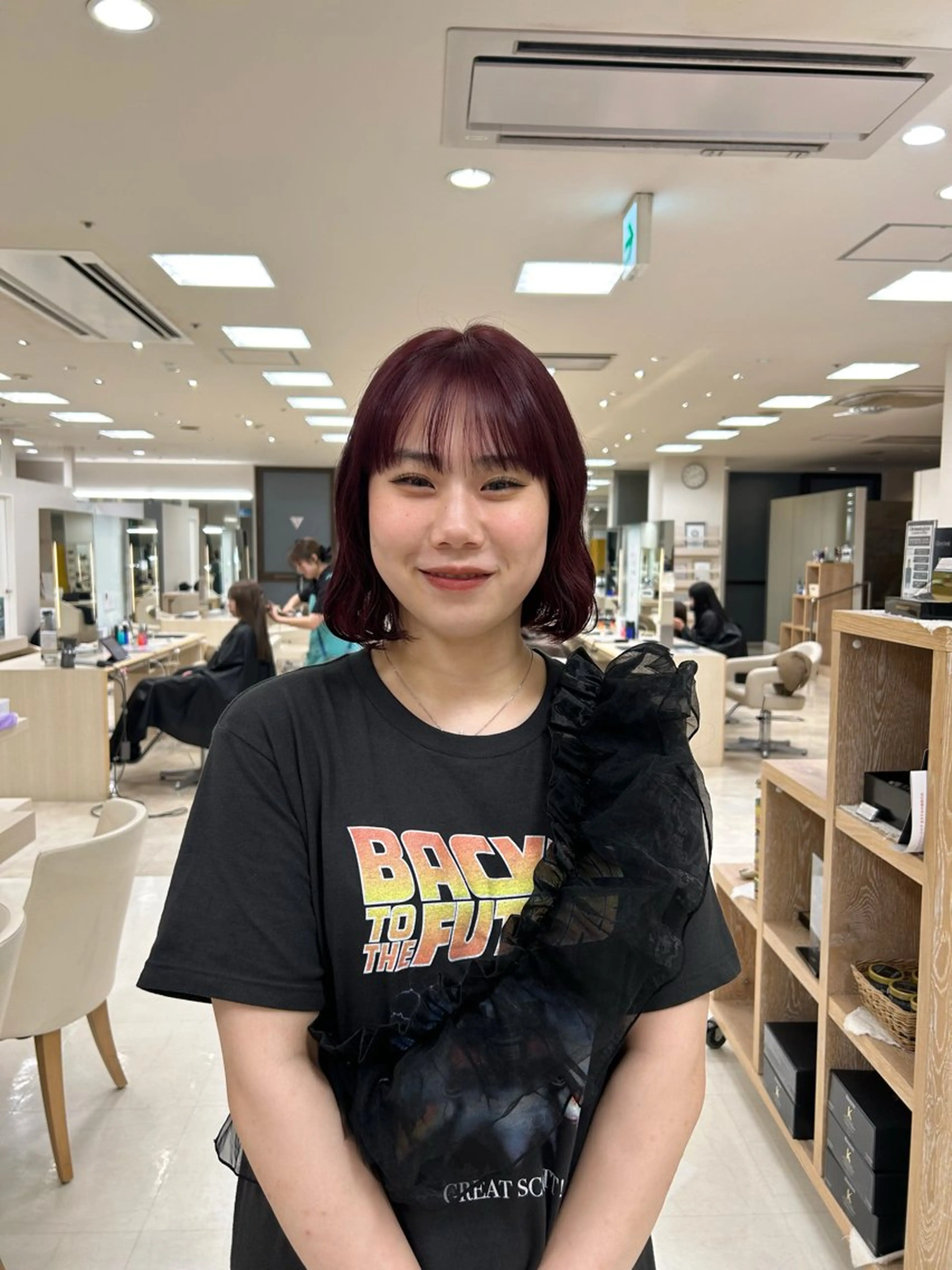 ショート カラー ヘアアレンジ/ベー ジュchiakiのヘアスタイル