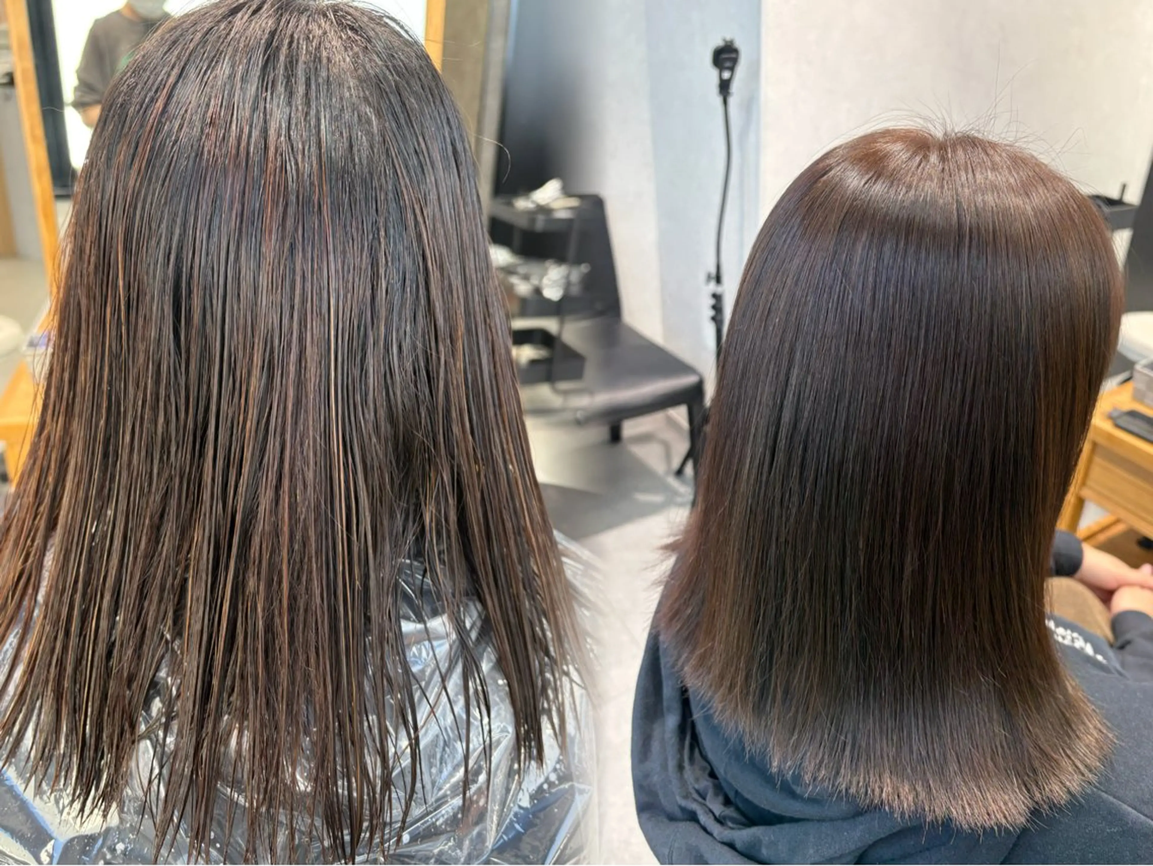 セミロング ハイライト ヘアカラー カラーモデル募集 ✨🤍モモハ🤍✨のヘアスタイル