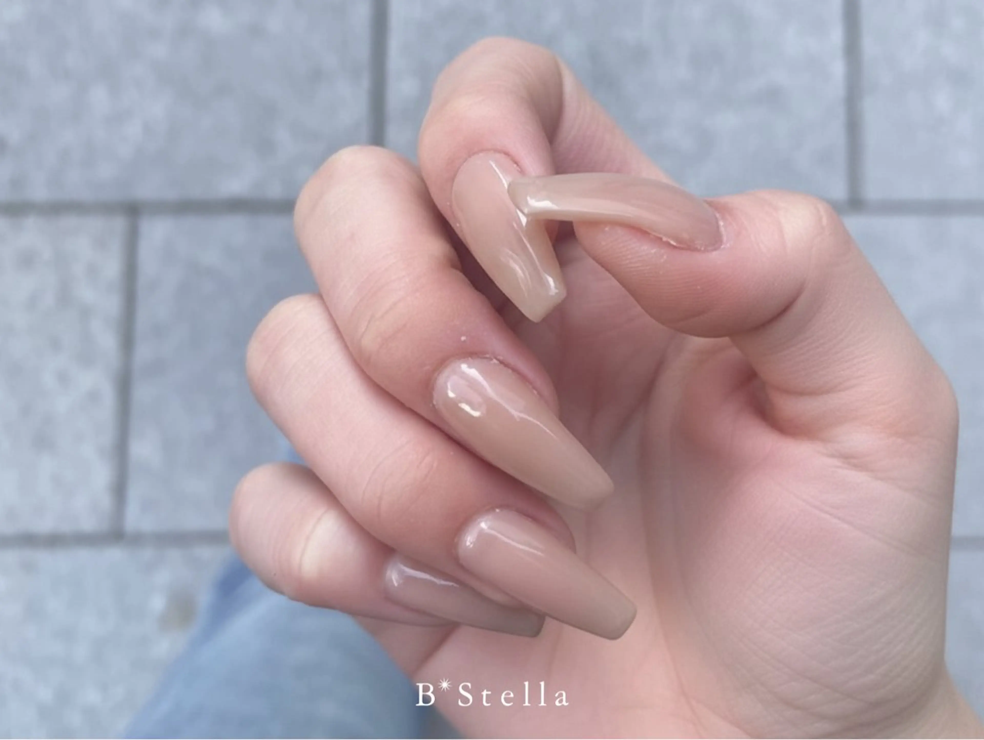 【オフあり】チップ長さだし10本+シンプルネイルの写真