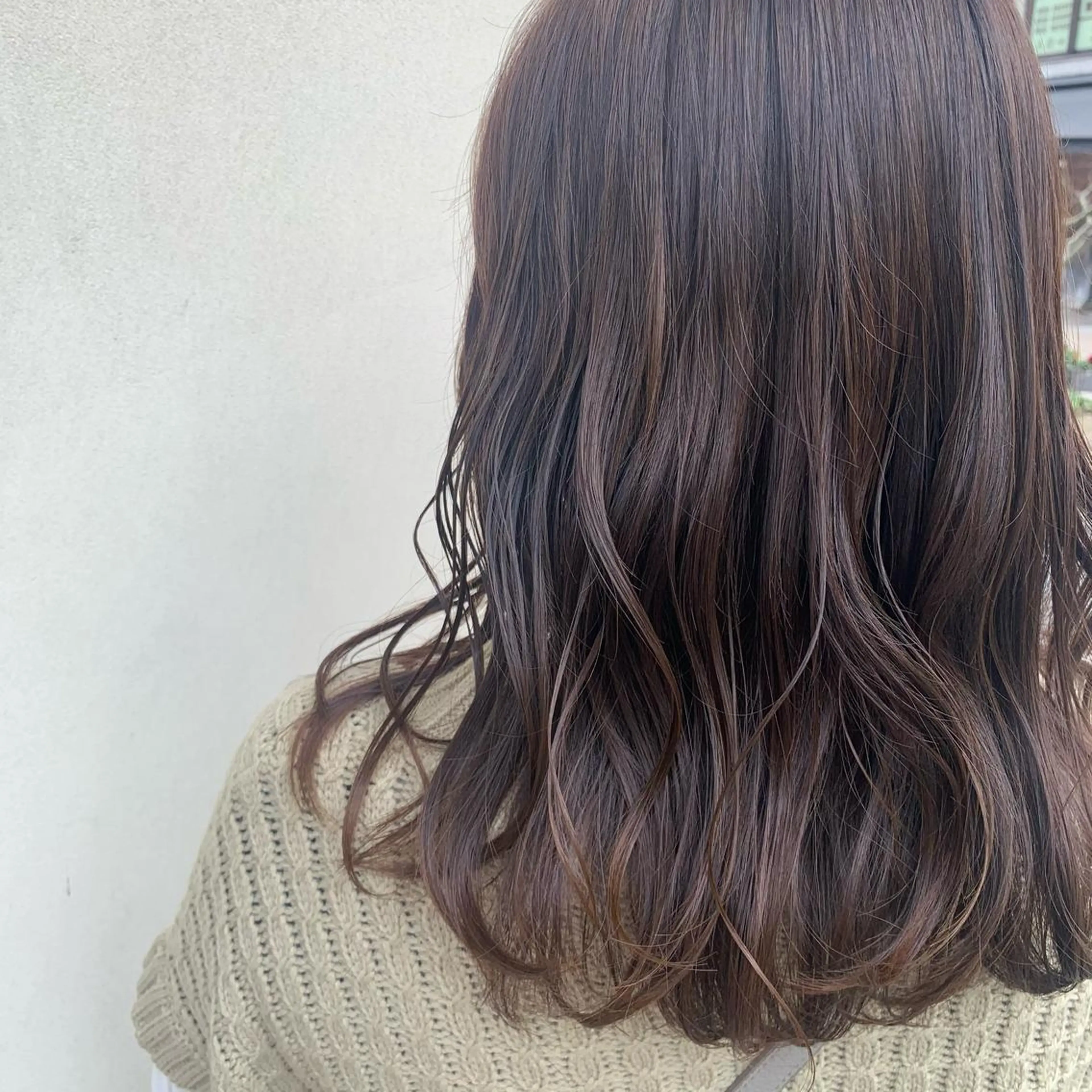 セミロング カラー ボブ/美髪矯正 /佐藤　奈巳のヘアスタイル