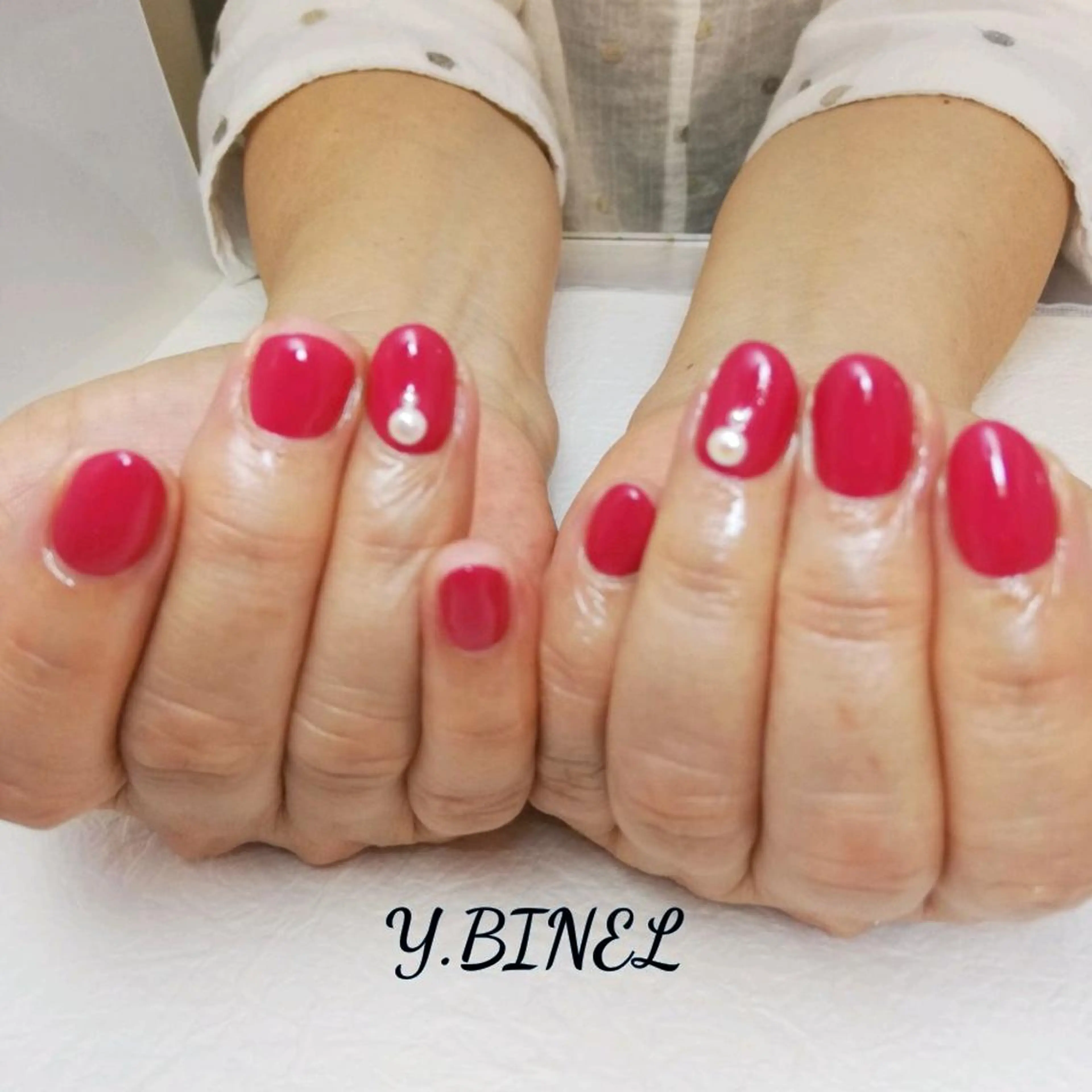 ネイル アートネイル ワンカラーネイル ハンドネイル Nail Salon Y.BINELのネイルデザイン