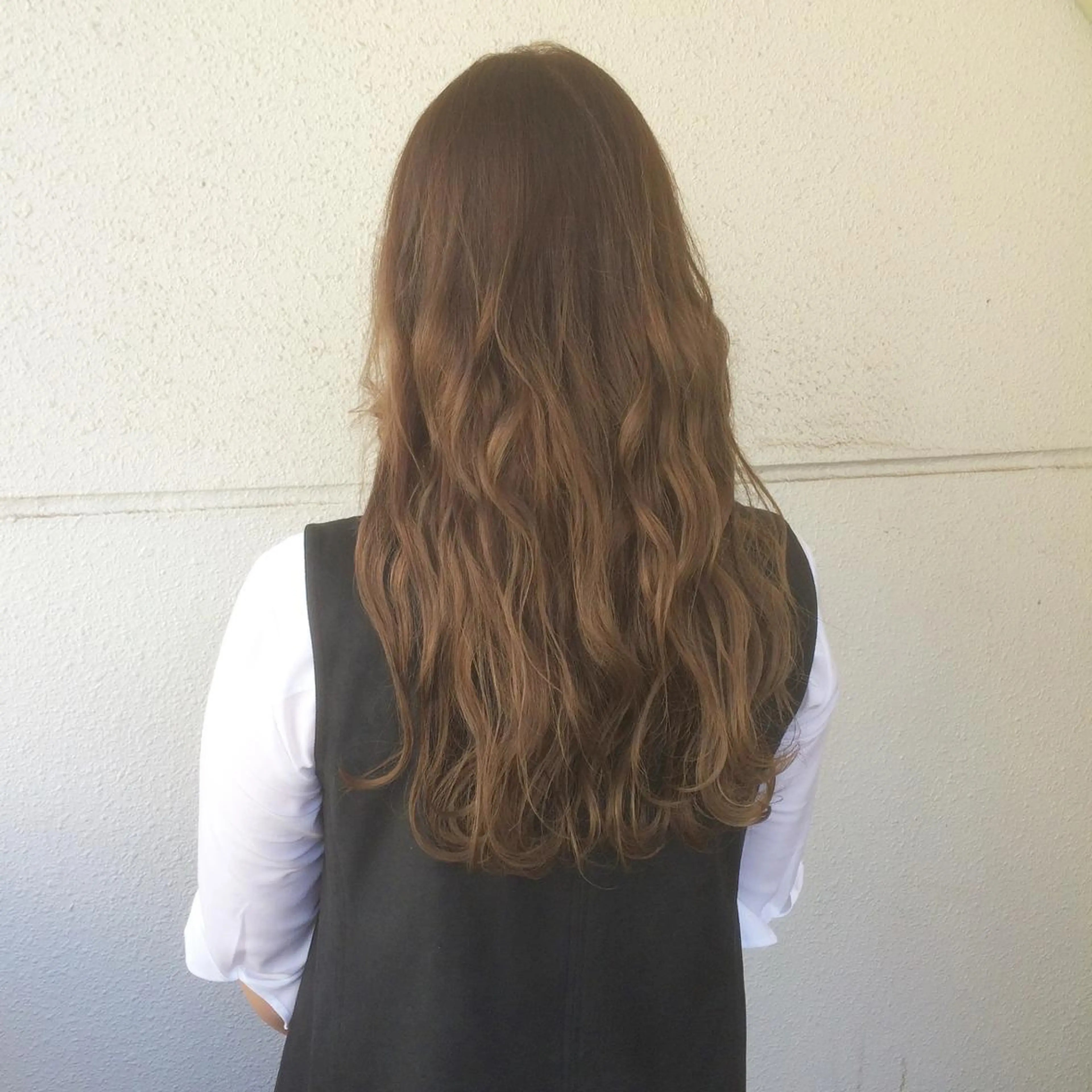 ロング カラー グレージュ インナーカラー/天神 ブリーチ/吉田のヘアスタイル