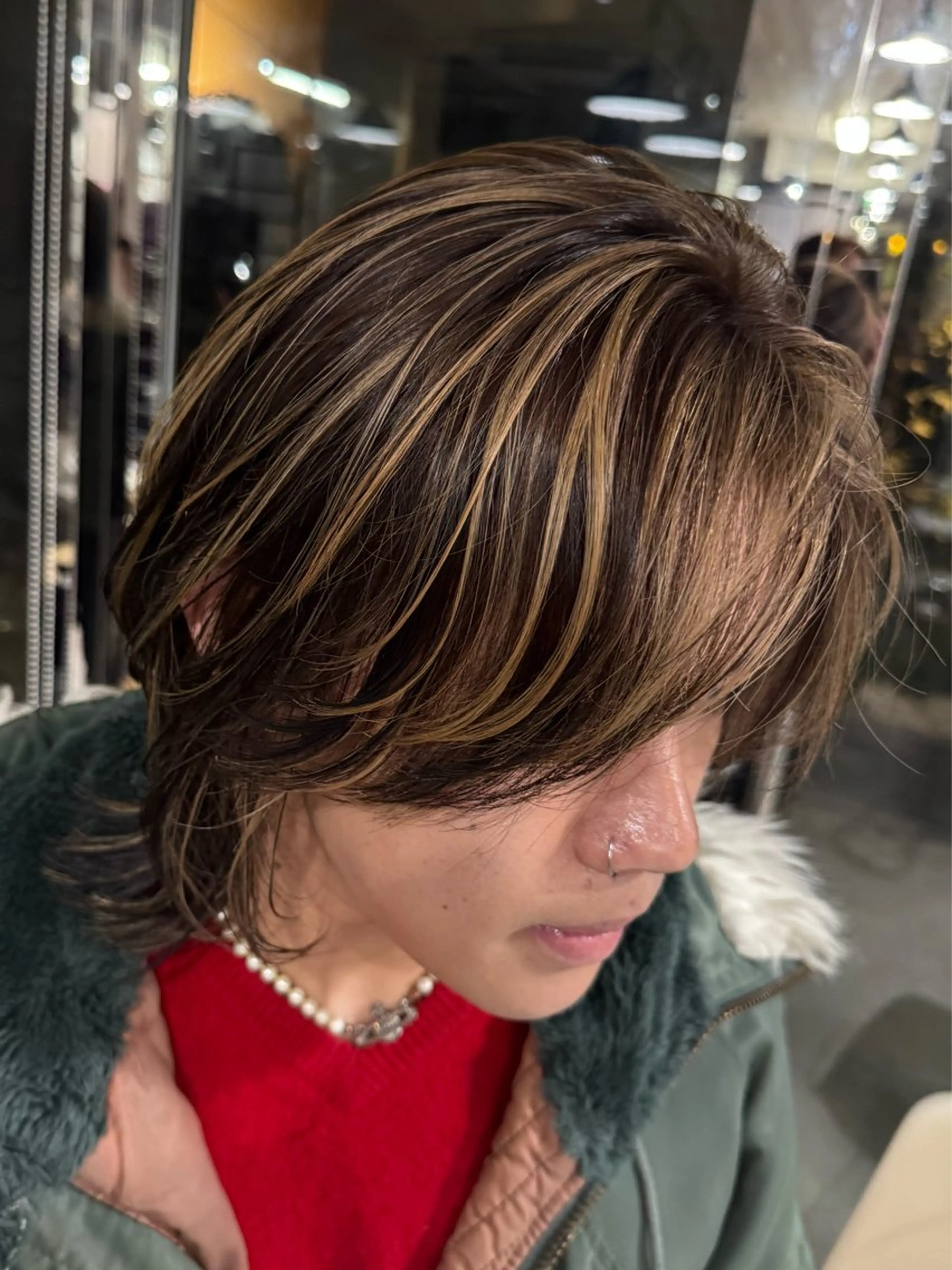 メンズ メンズバレイヤージュ メンズブリーチ メンズハイライト ヘアカラー Nao/ 大宮/外国人風カラーのヘアスタイル