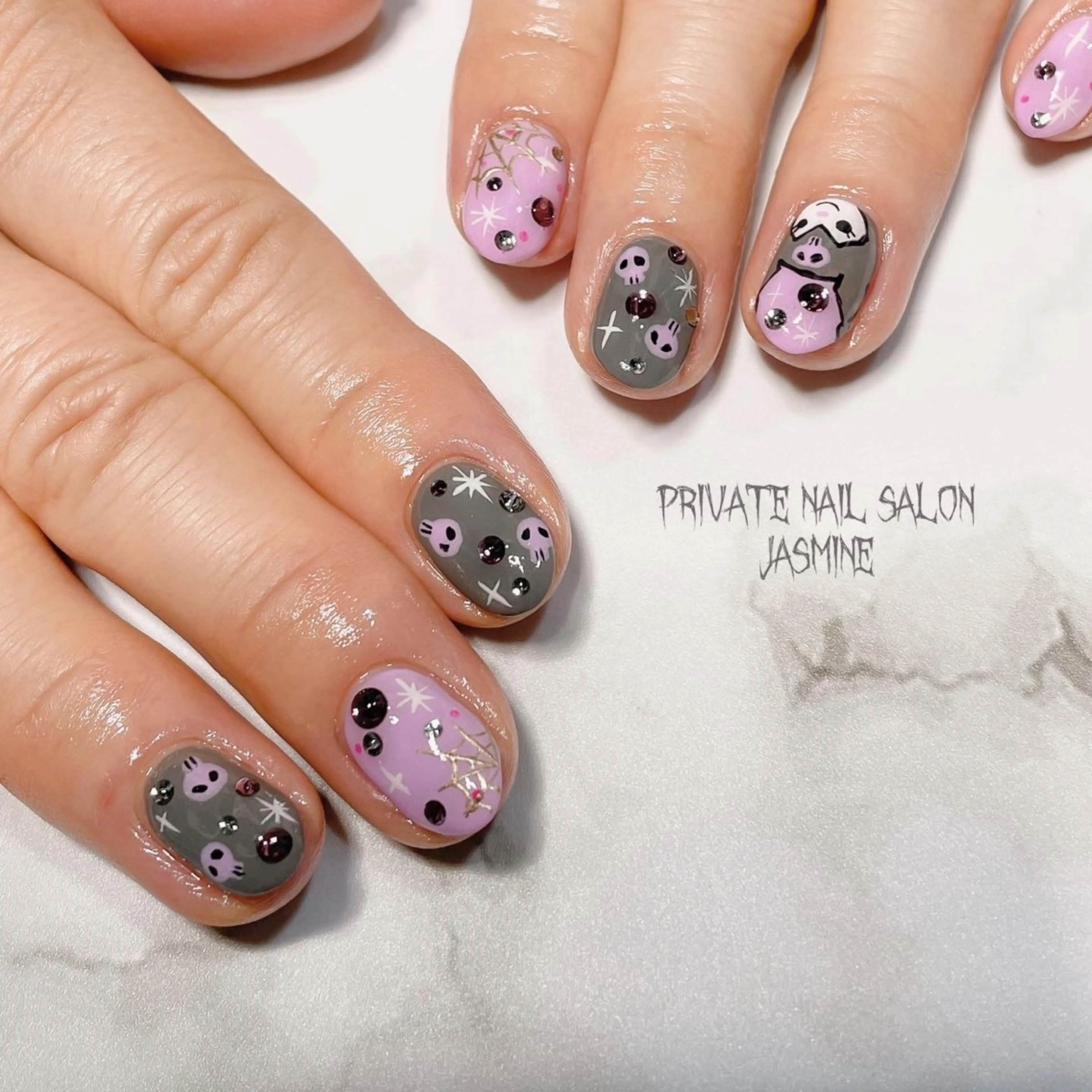 ネイル ハロウィン Nail salon JASMINEのネイルデザイン