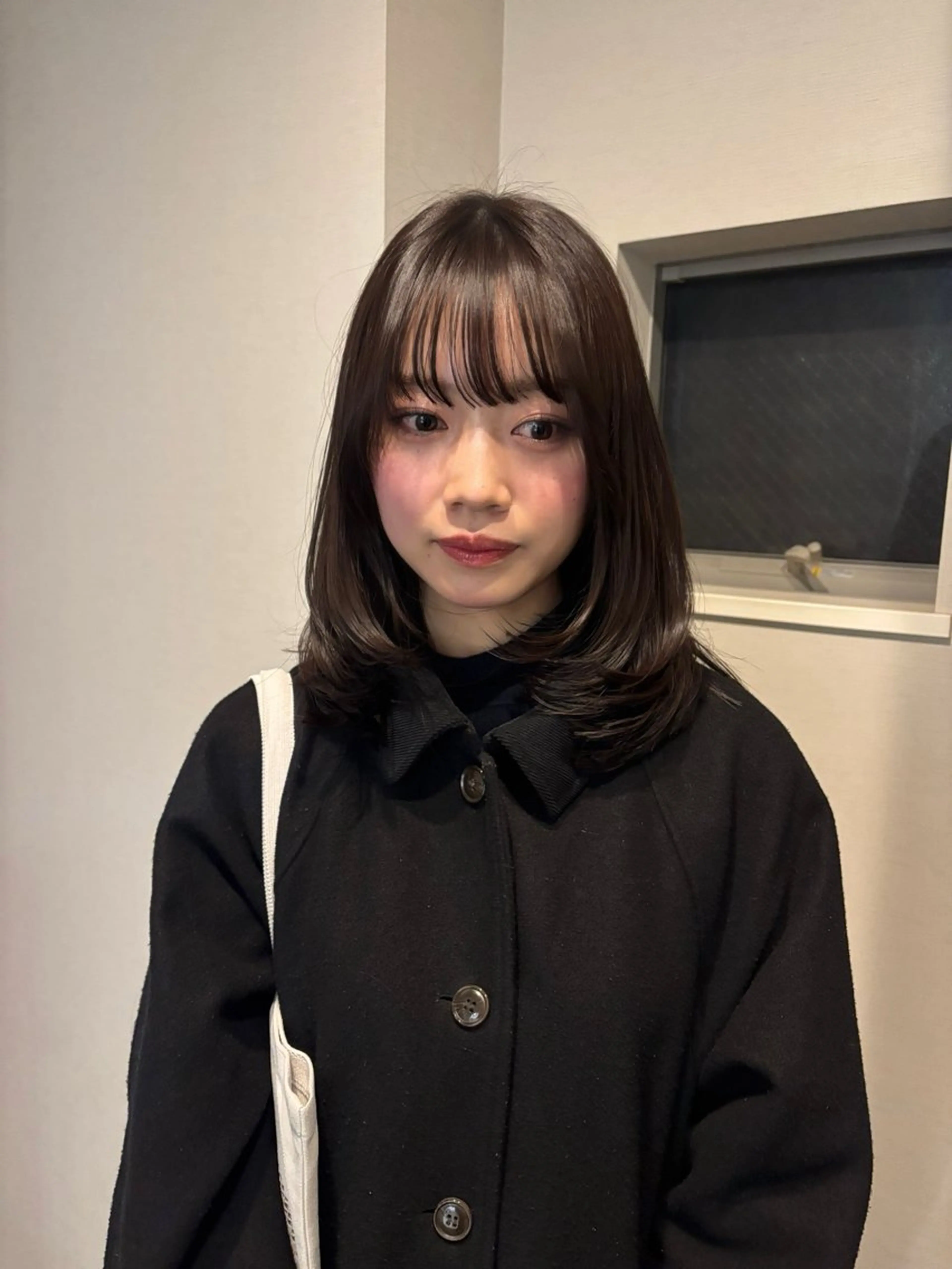 ミディアム カラー カット ヘアカラー トリートメント レイヤーカット🎀 kanaのヘアスタイル