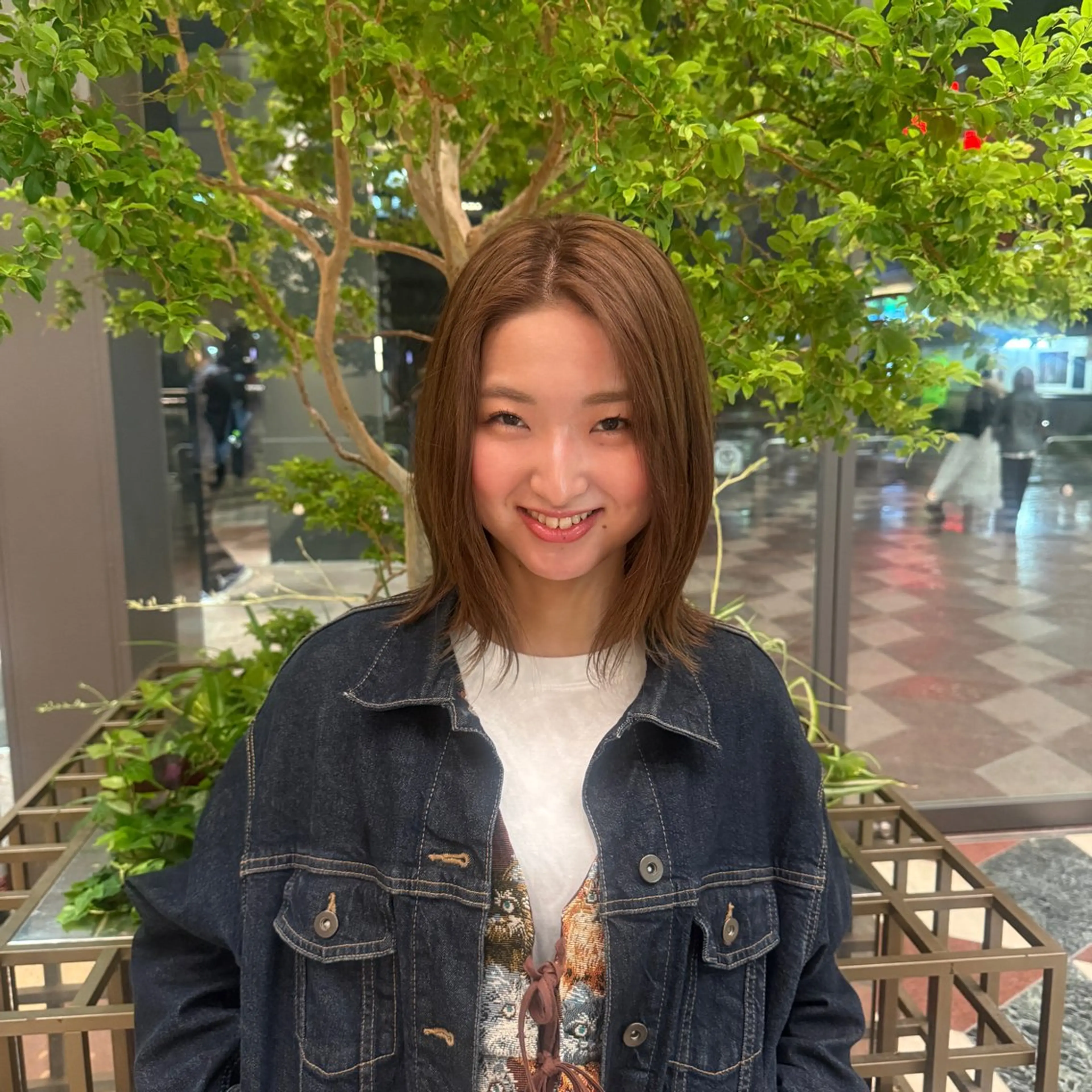 カラー さくら ⭐️ダブルカラーのヘアスタイル