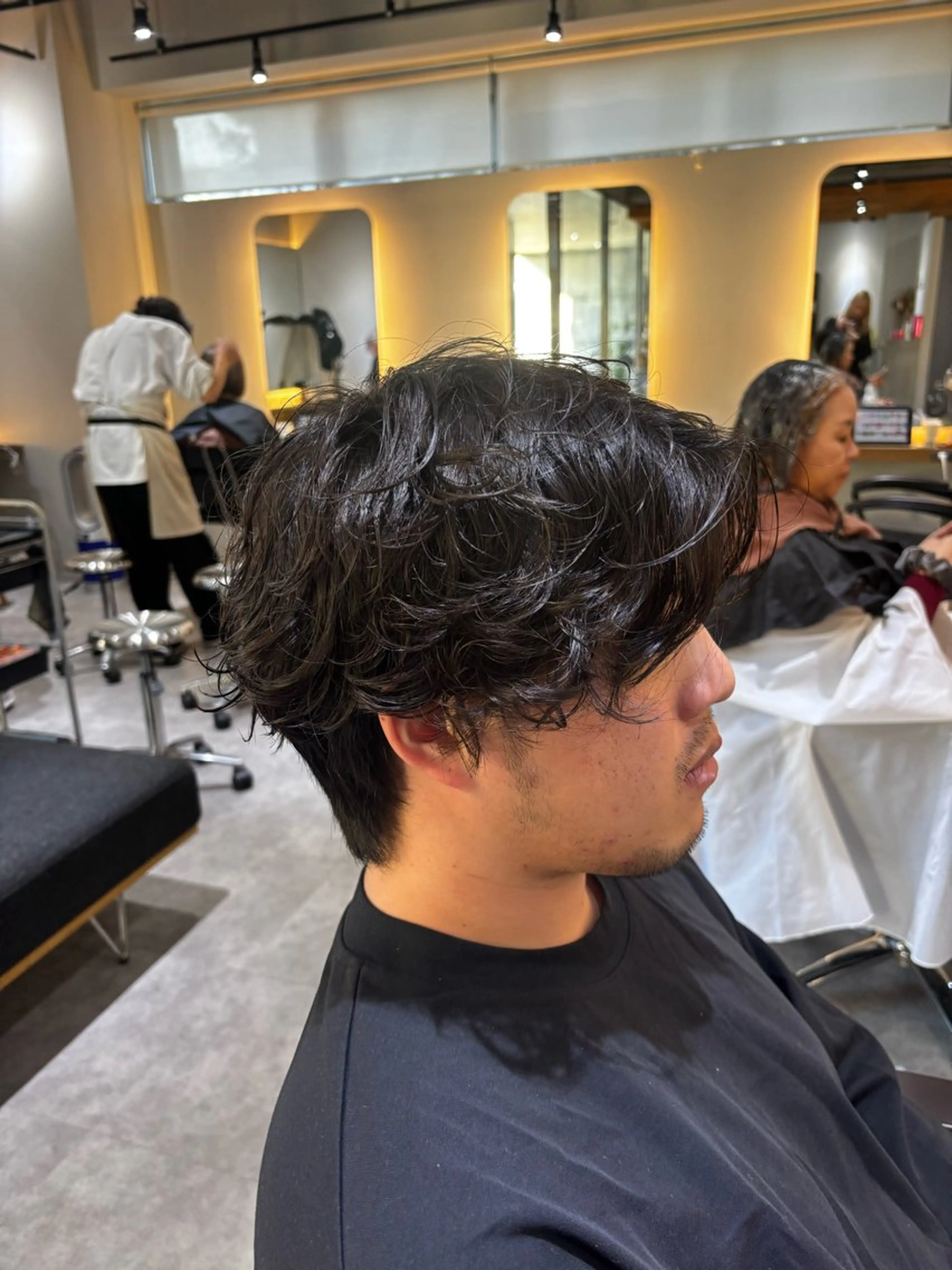 メンズ カット パーマ ハイトーン/アレンジ 🎀アオイ🎀のヘアスタイル