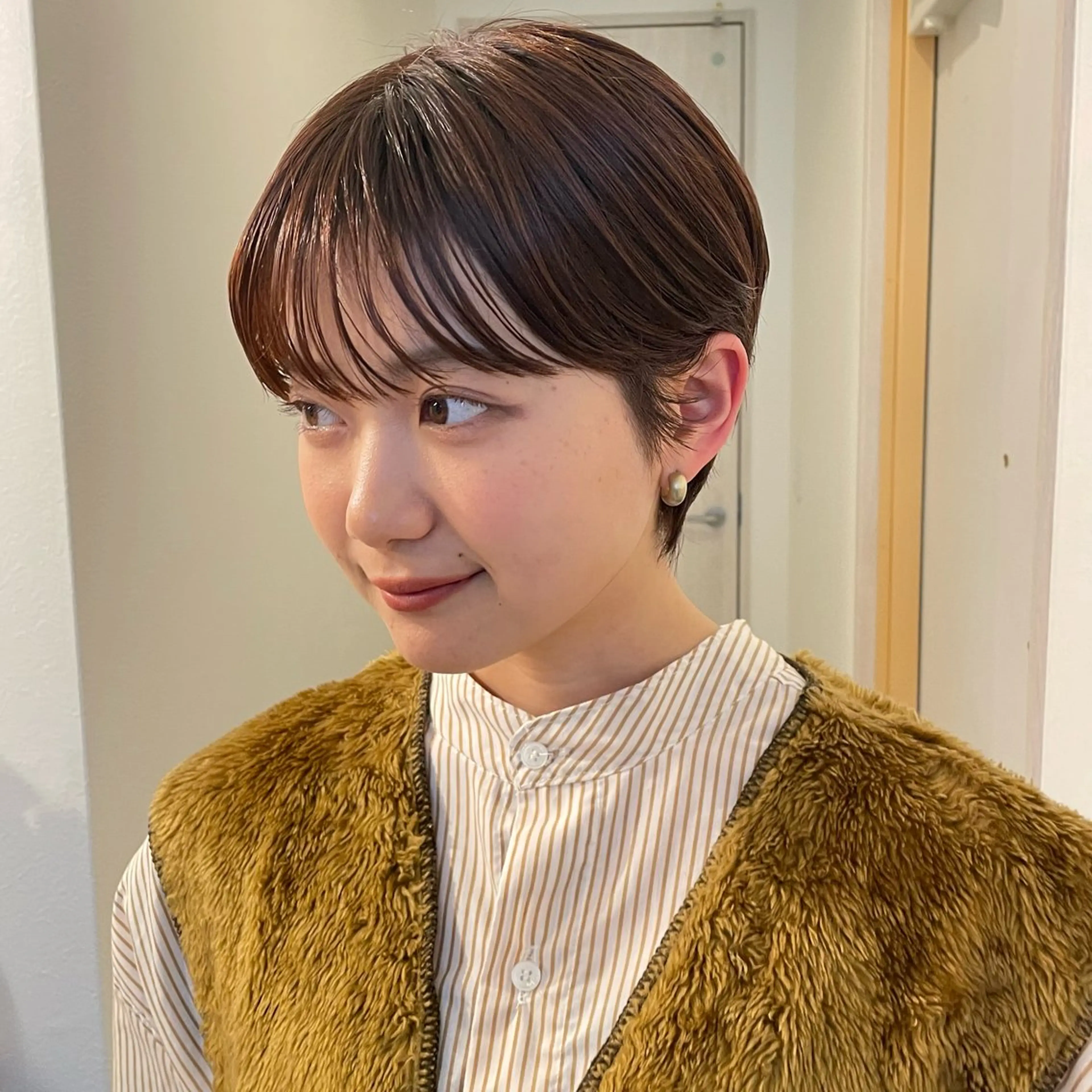 ショート ショートヘア 本日予約可/髪質改善 四条/オカジマのヘアスタイル