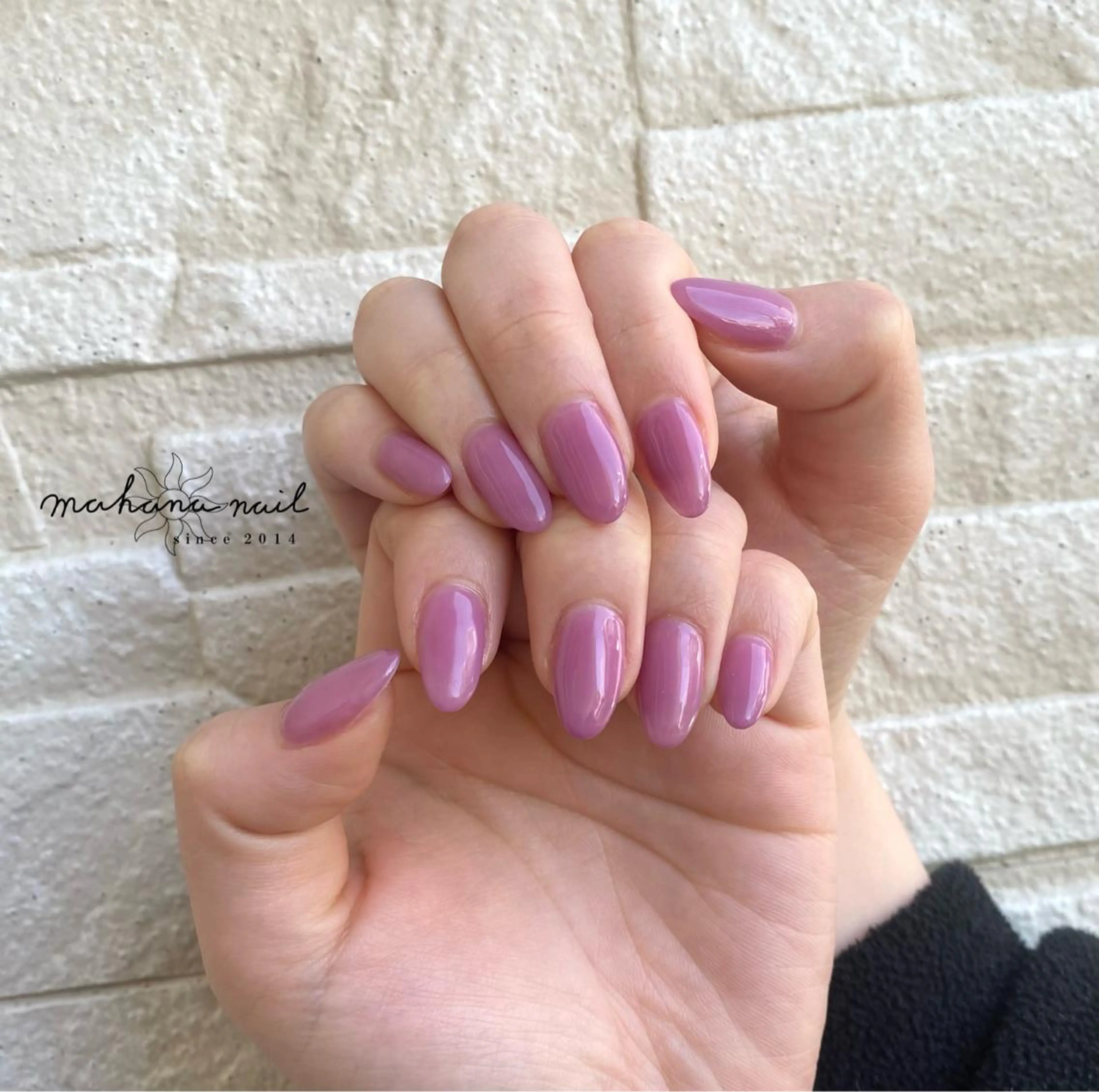 ネイル ワンカラーネイル mahana nailのネイルデザイン