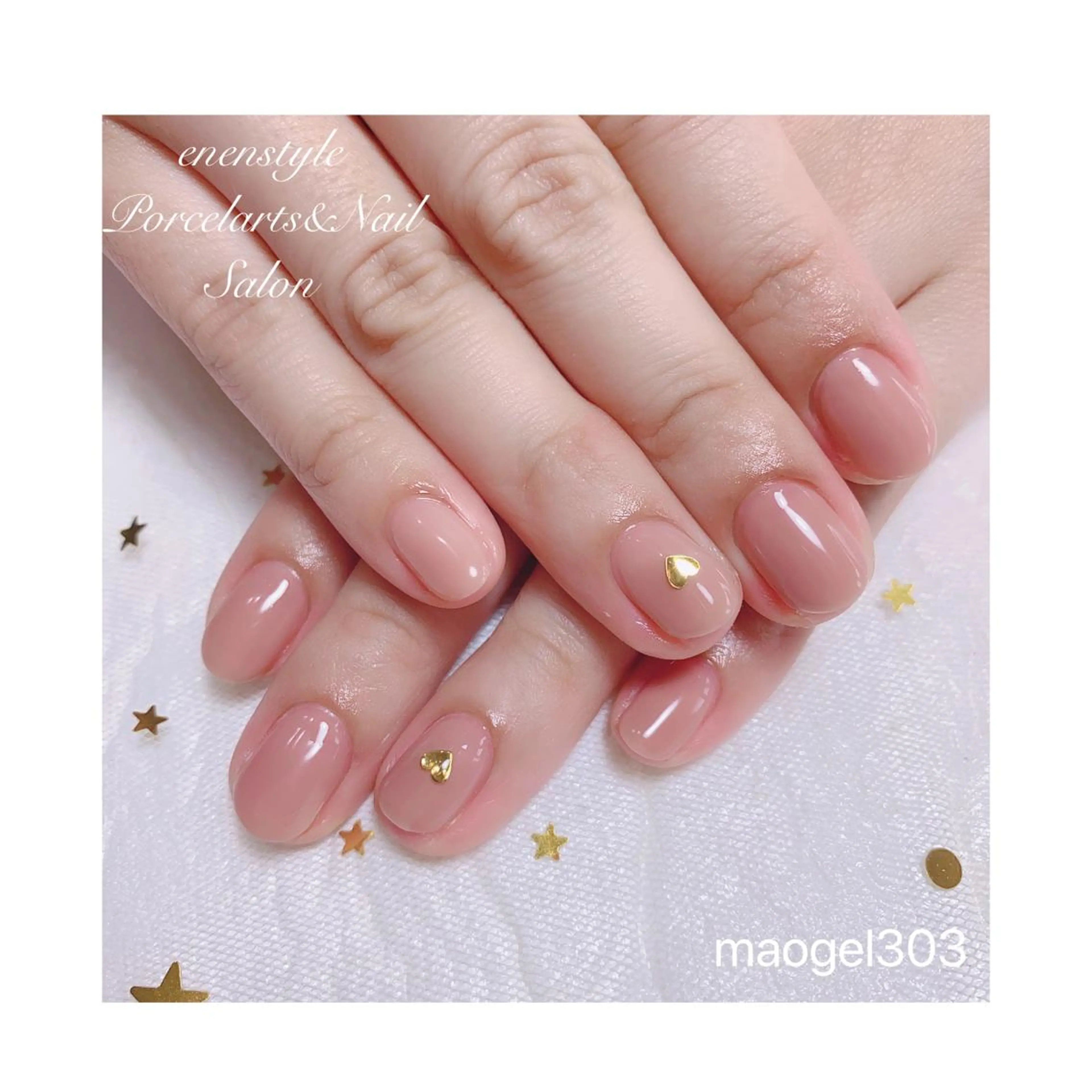ショート ネイル ジェルネイル ニュアンスネイル オフィスネイル ワンカラーネイル パラジェル 👑enen style👑のネイルデザイン