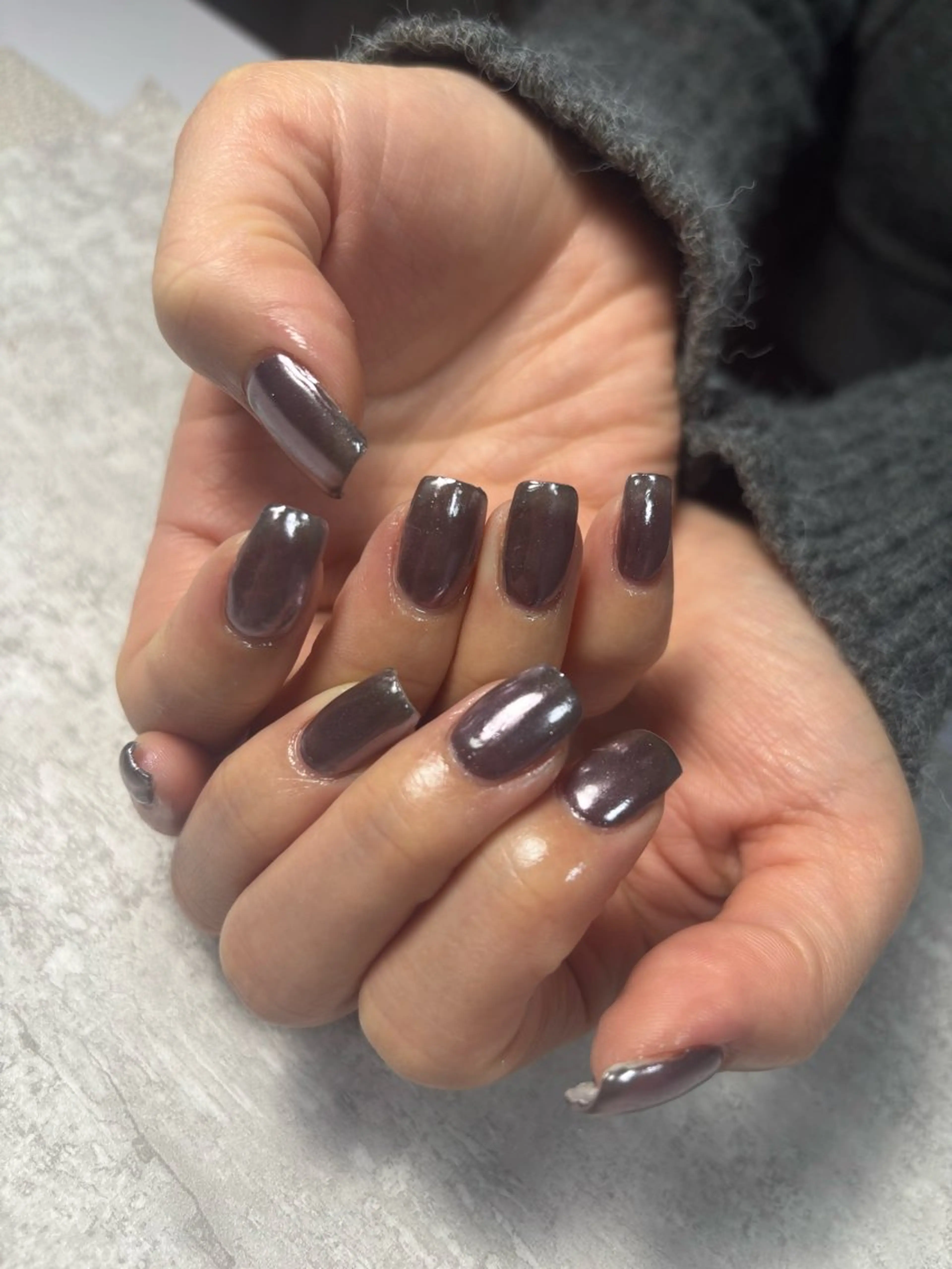 ネイル オーロラネイル 桜ネイル フラワーネイル フットネイル フレンチネイル ハンドネイル kiki nail たまプラーザのネイルデザイン