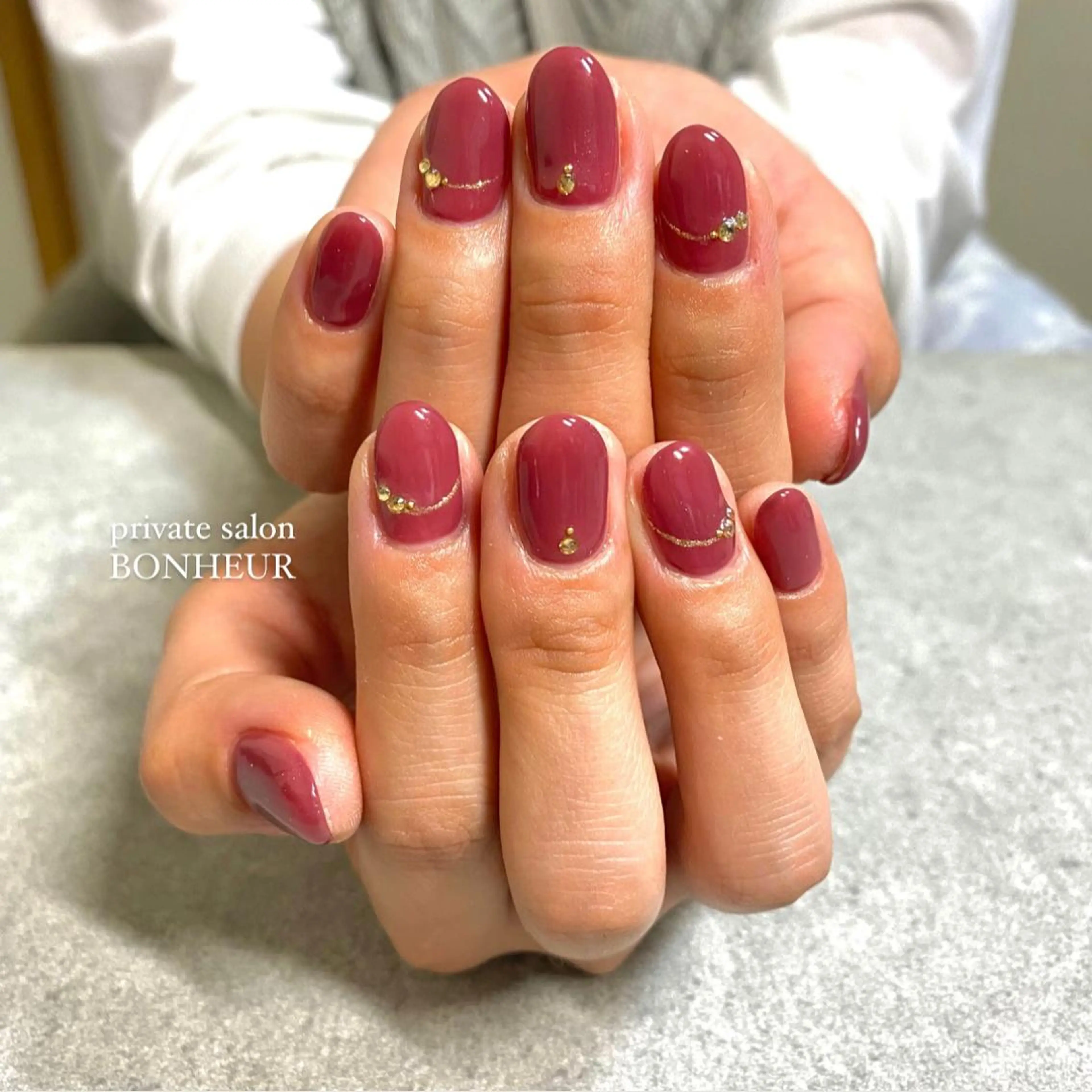 ネイル ハンドネイル BONHEUR Annaのネイルデザイン