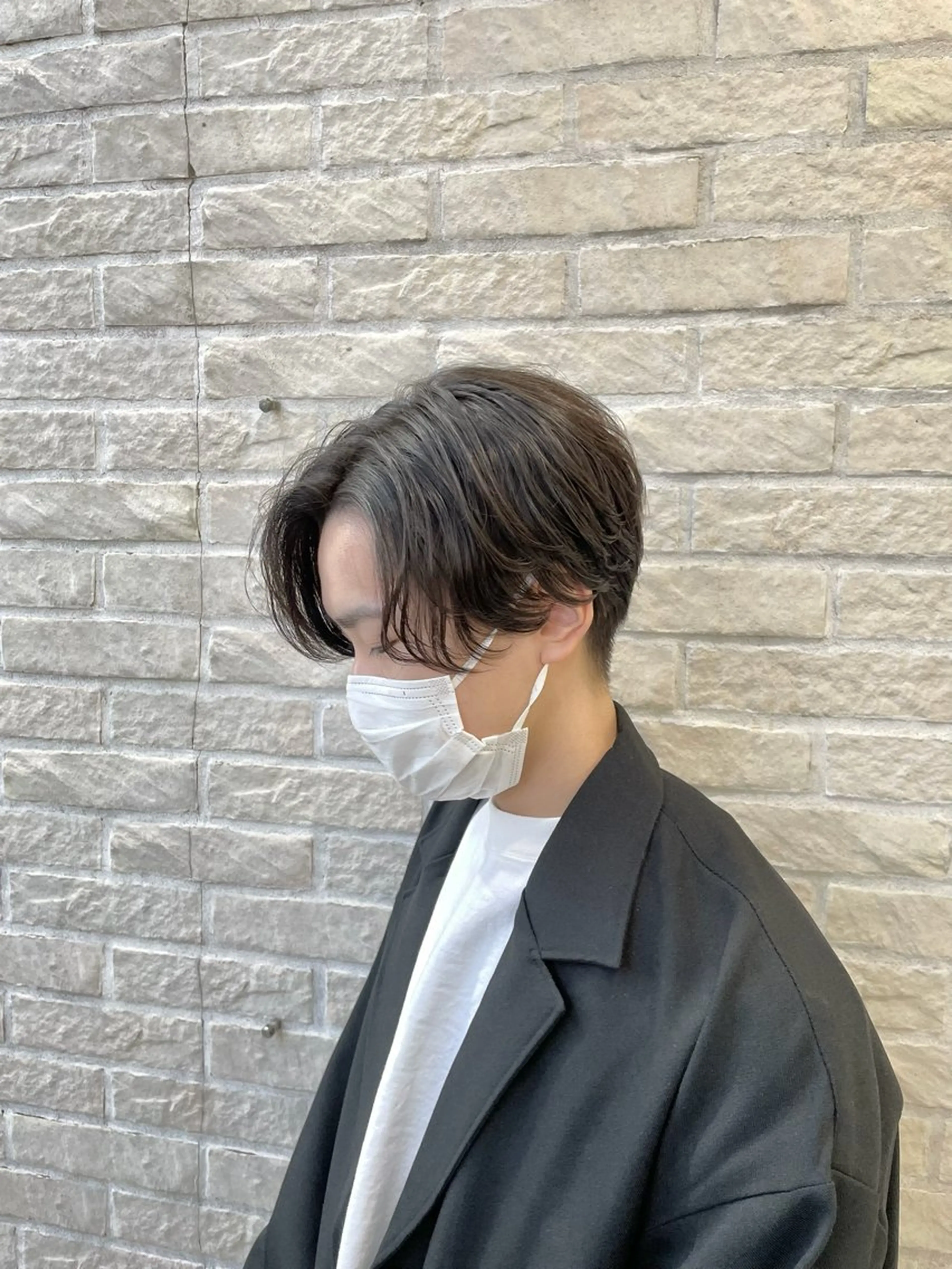 メンズ 成瀬スパイラル パーマ清水大隼のヘアスタイル