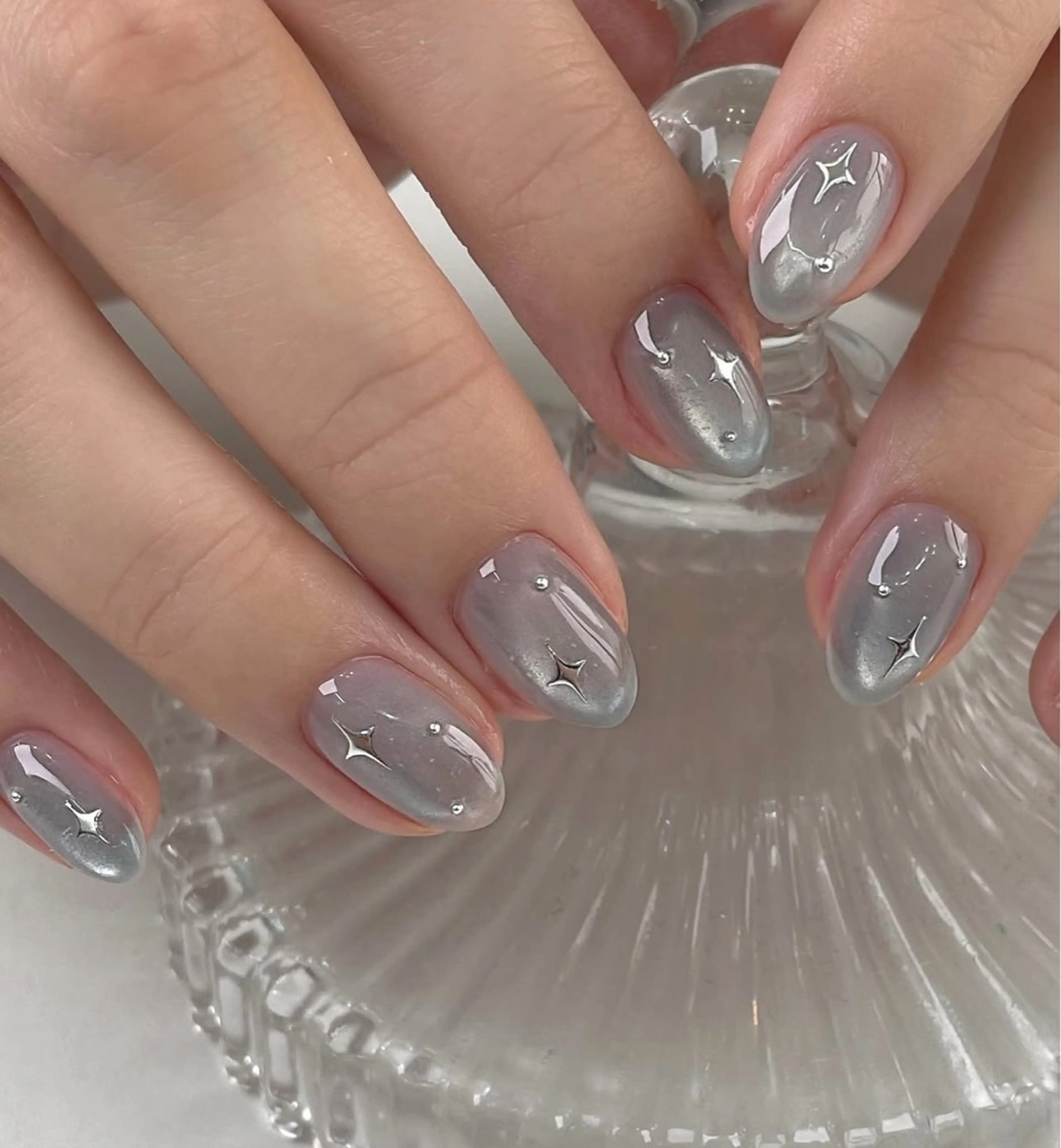 ネイル 韓国ネイル 持ち込み ニュアンスネイル ネイルチップ ハンドネイル TABI ANA.CHUOのネイルデザイン