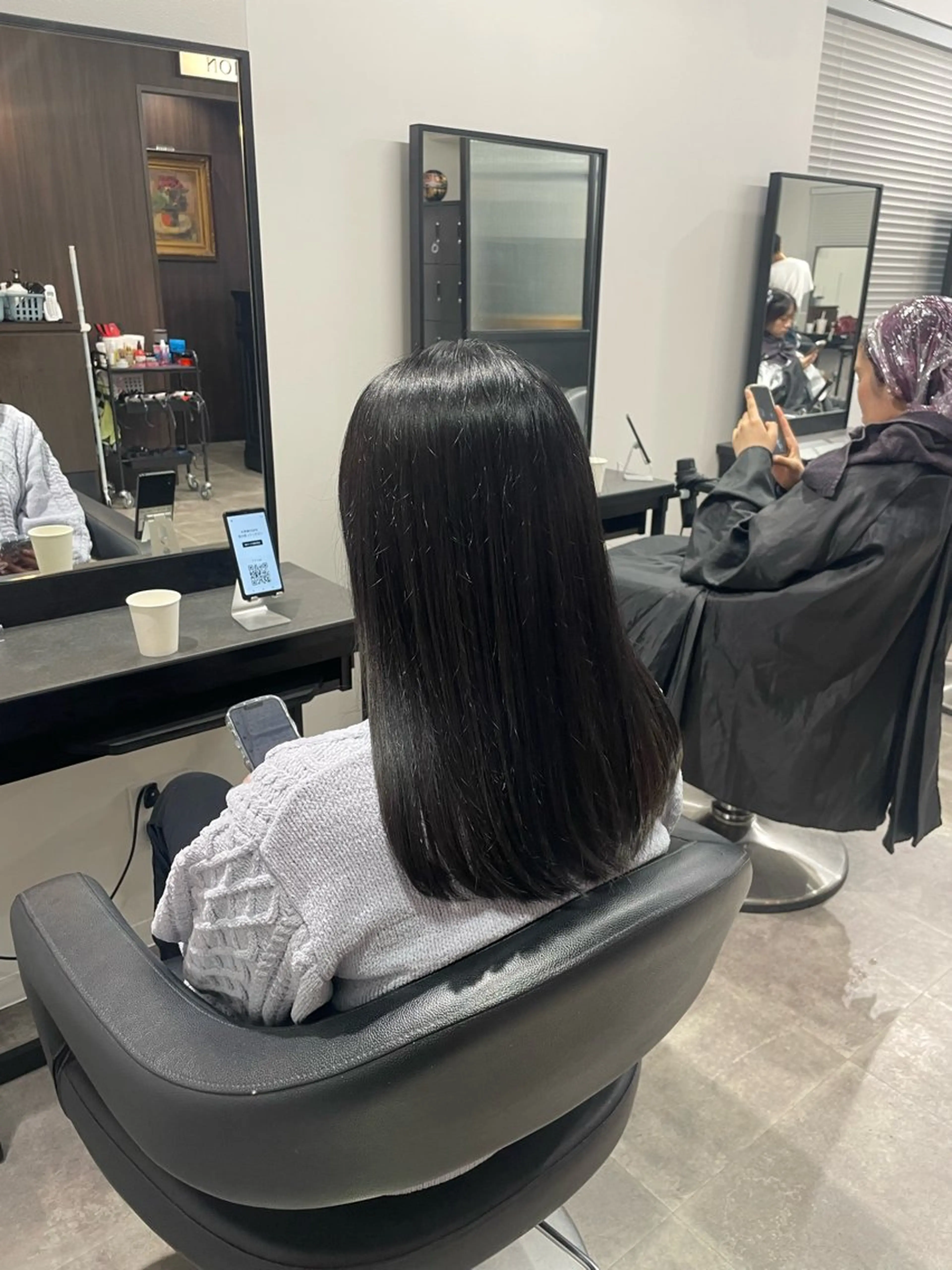 ロング カラー ブリーチ ダブルカラー ブリーチなしカラー 髪質改善 トリートメント 🤍透明感推しカラー 🤍yui‪💞✨のヘアスタイル