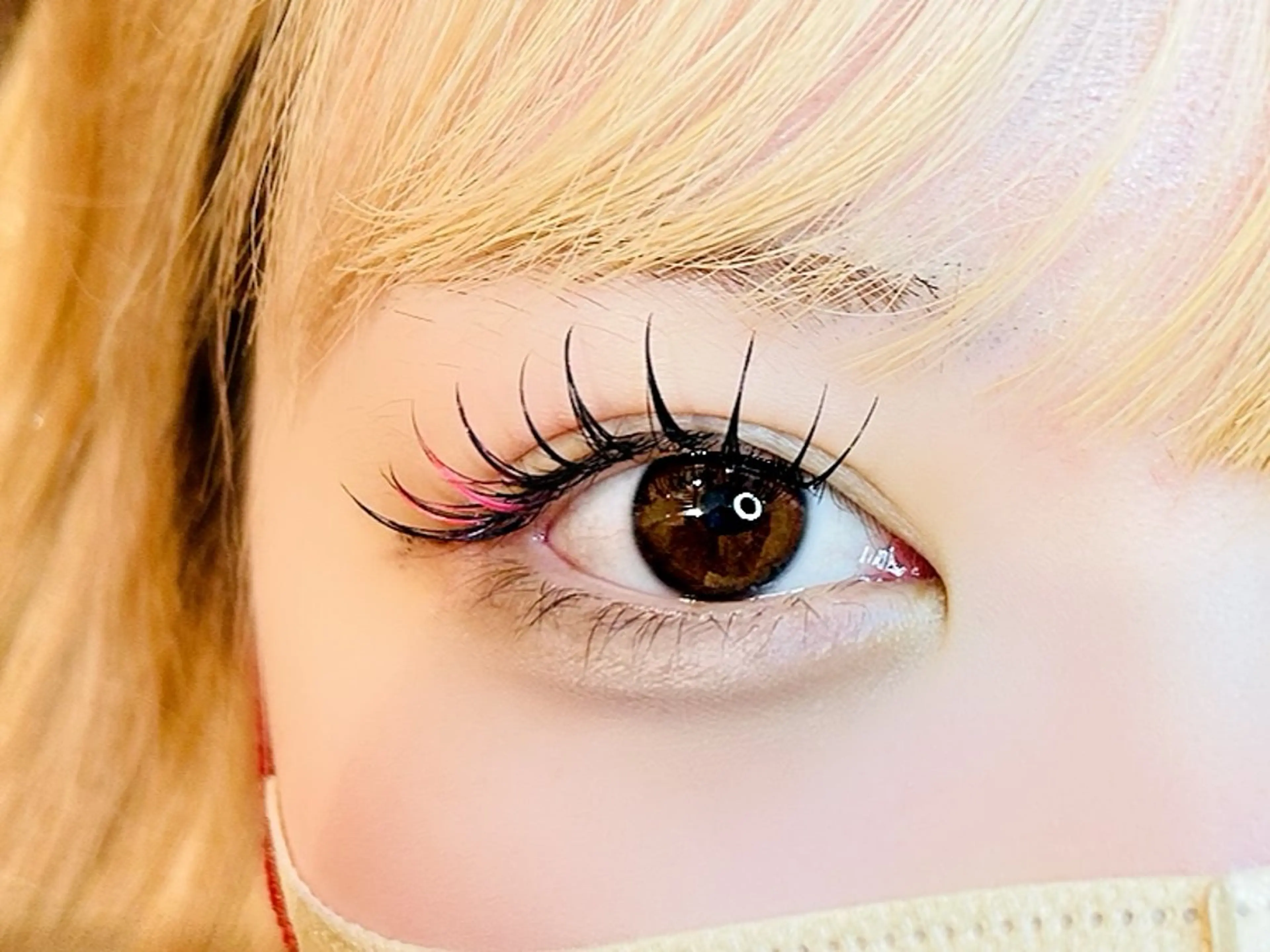 マツエク・マツパ カラーマツエク Dカール Jカール MoaMoa 🩵ᩚsaya🩵ᩚのマツエク・マツパデザイン