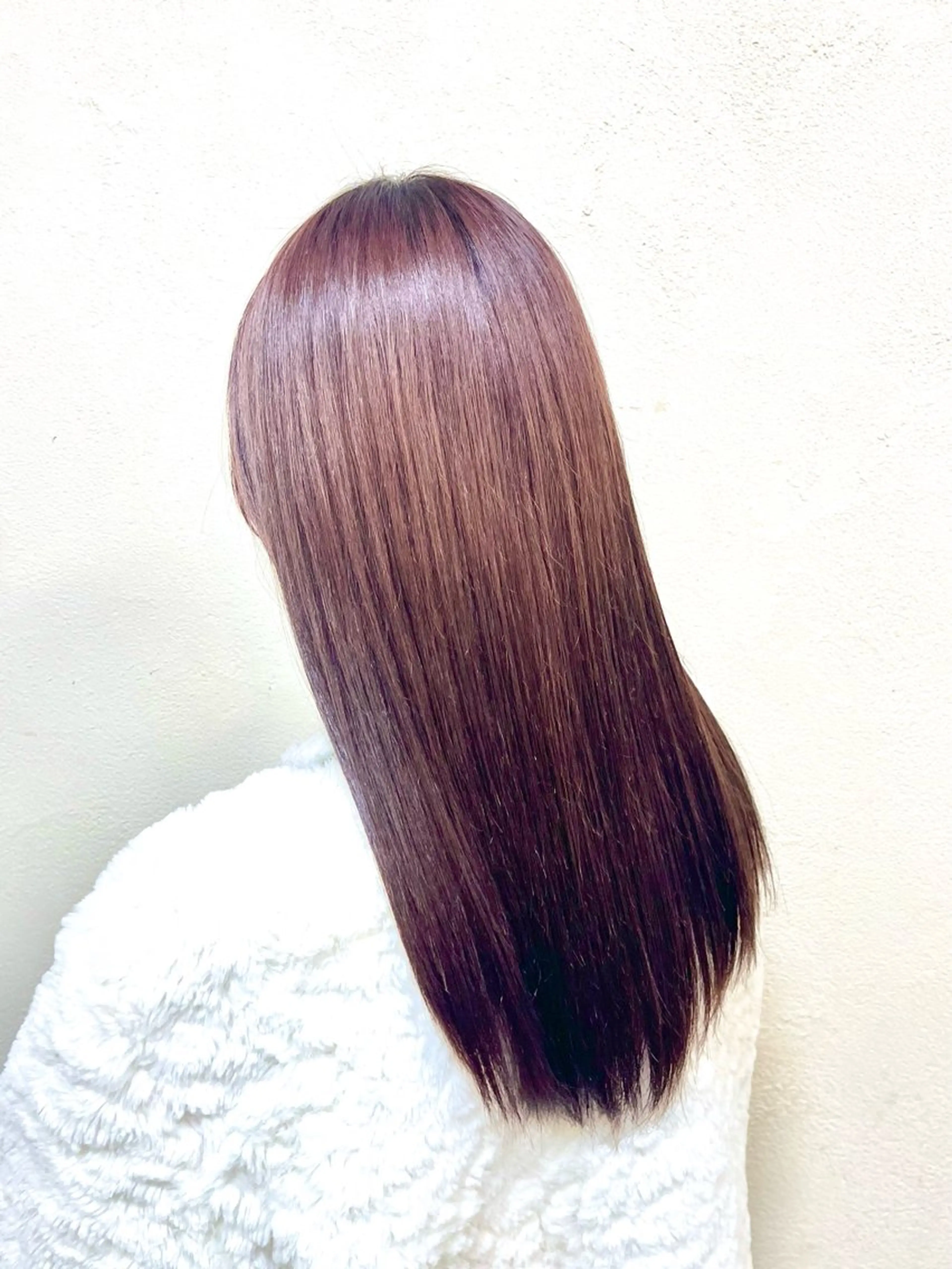 ロング カラー うる艶カラー× ハイトーン/miuのヘアスタイル