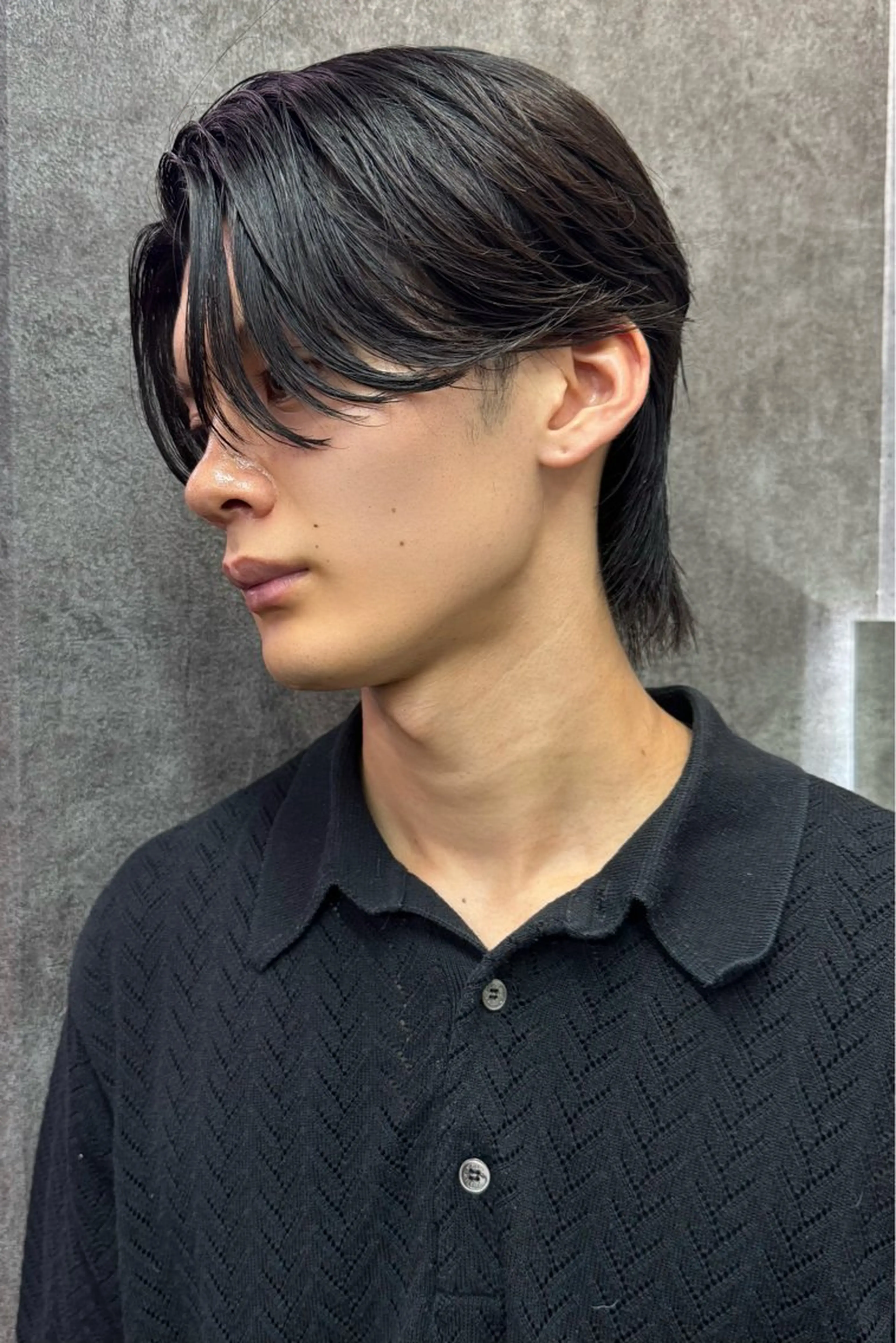 ショート メンズ ヘアカラー トリートメント レイヤーカット 艶髪/西尾 幸樹のヘアスタイル