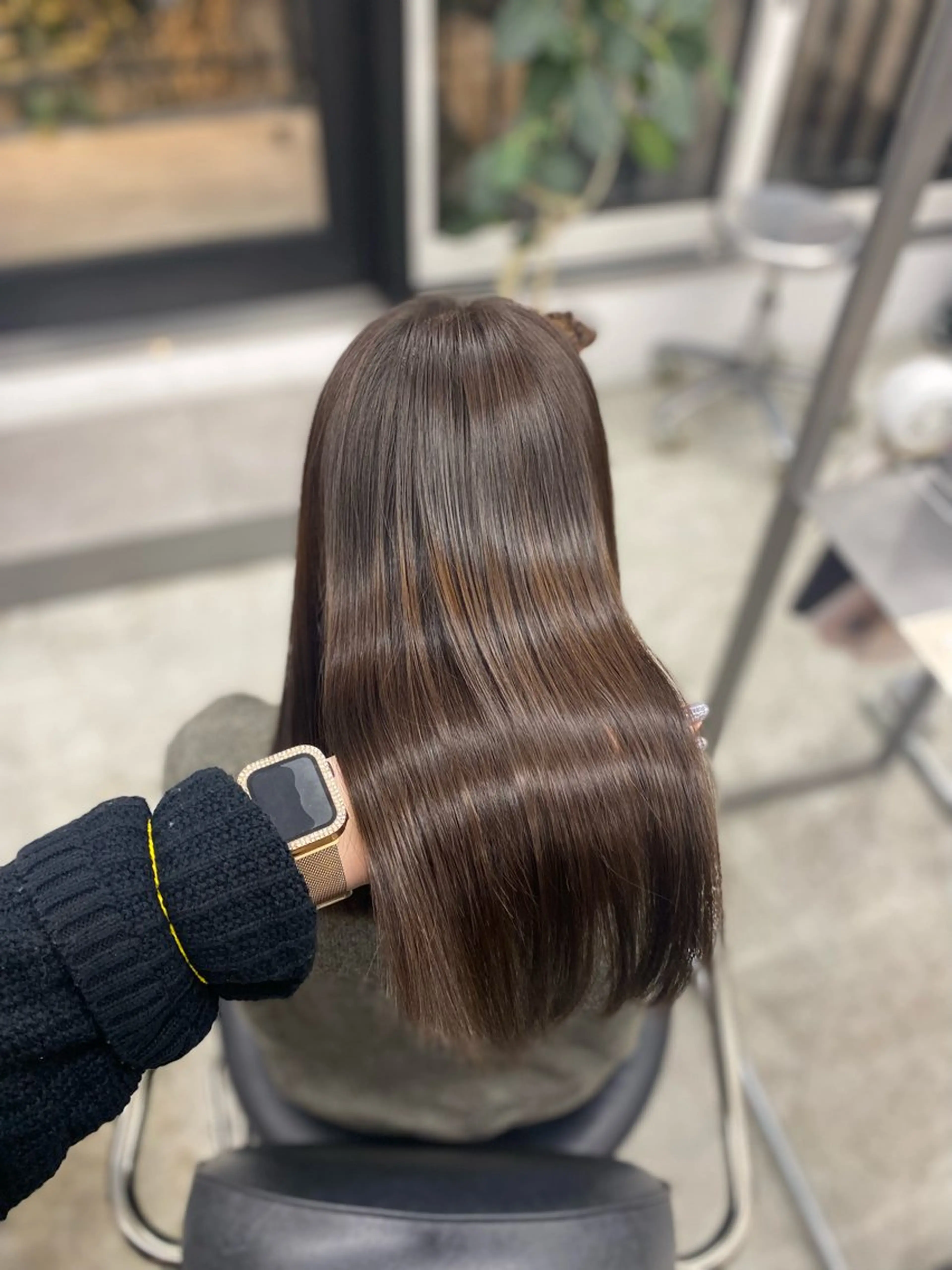 セミロング 縮毛矯正 marina 🧸ིྀのヘアスタイル