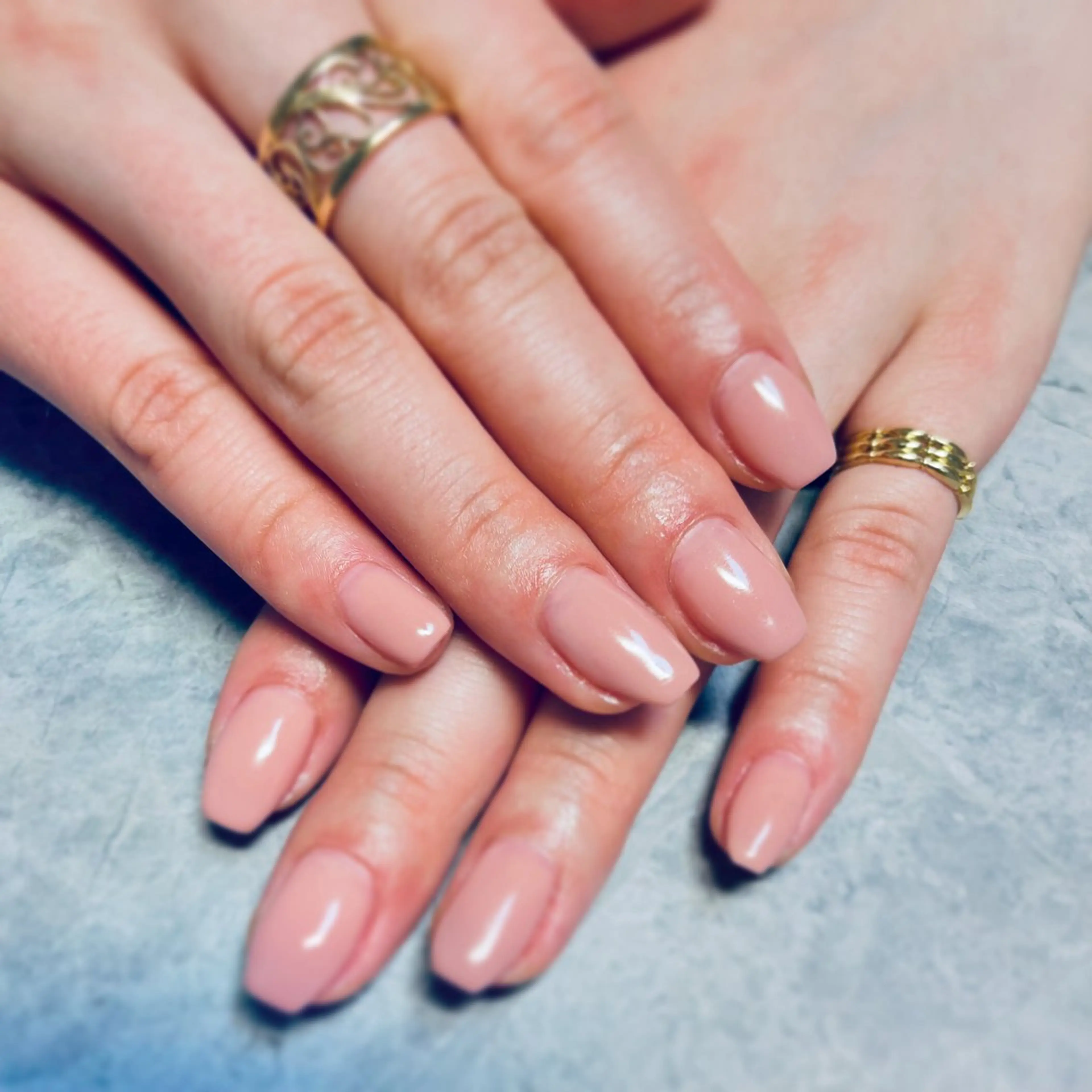 ネイル ワンカラーネイル ピンク ピンクベージュ シンプルネイル ベテランネイル cnc  nailのネイルデザイン