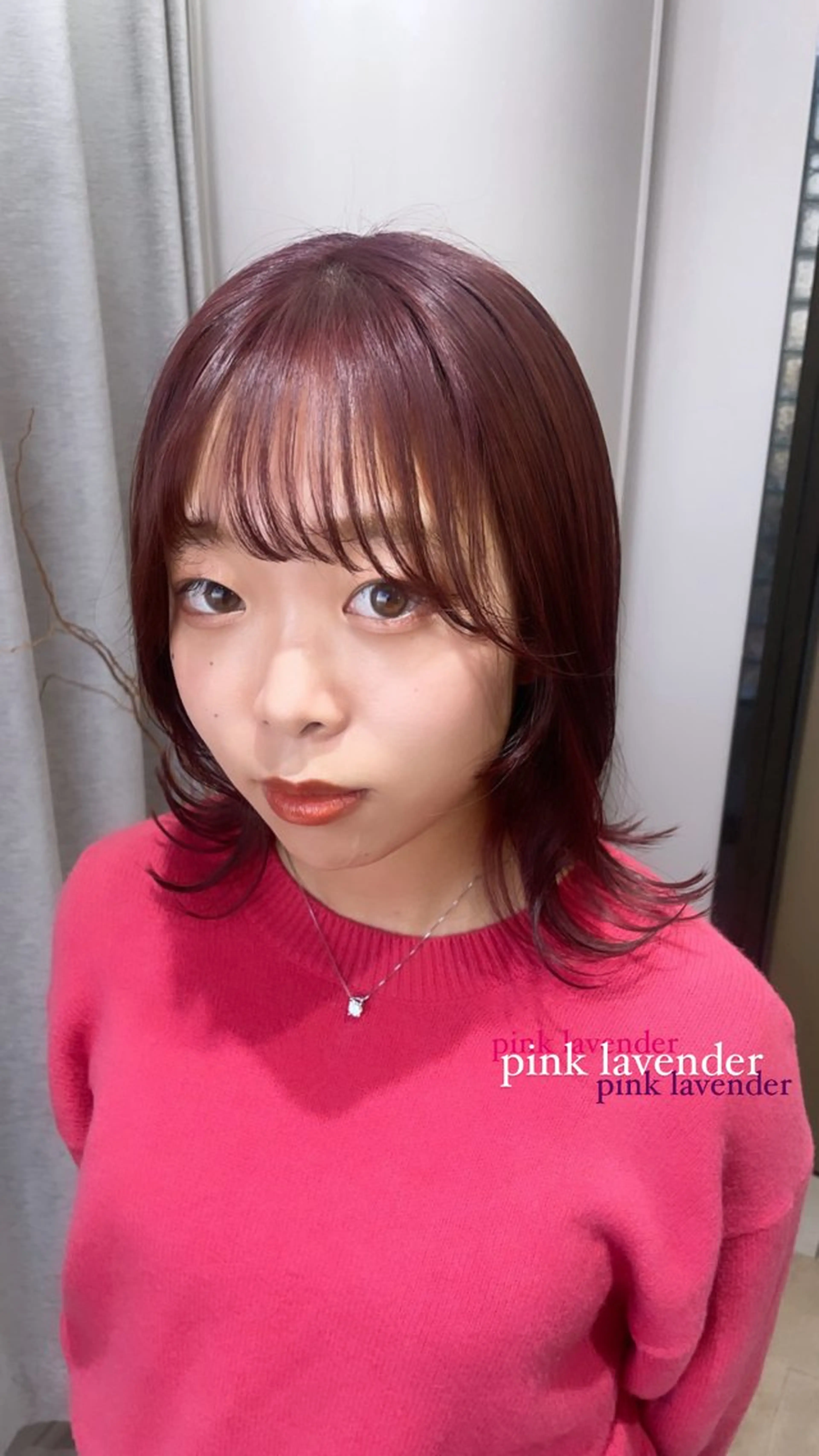 ミディアム カラー ヘアカラー トリートメント ayano / 透明感・くすみカラーのヘアスタイル