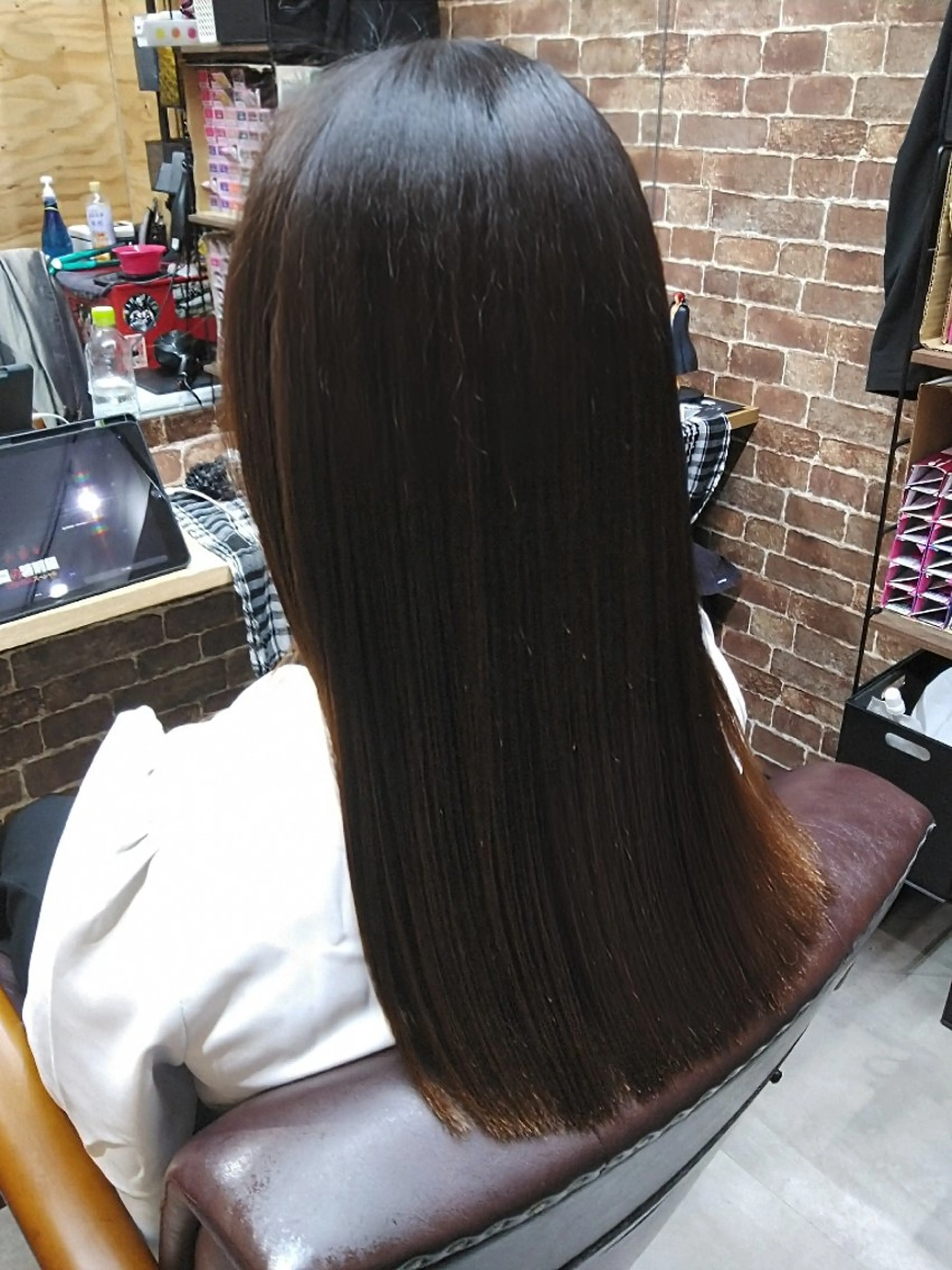 ロング カット 縮毛矯正 トリートメント ヘッドスパ 深夜&早朝の髪質改善 とヘッドスパ／髙橋のヘアスタイル