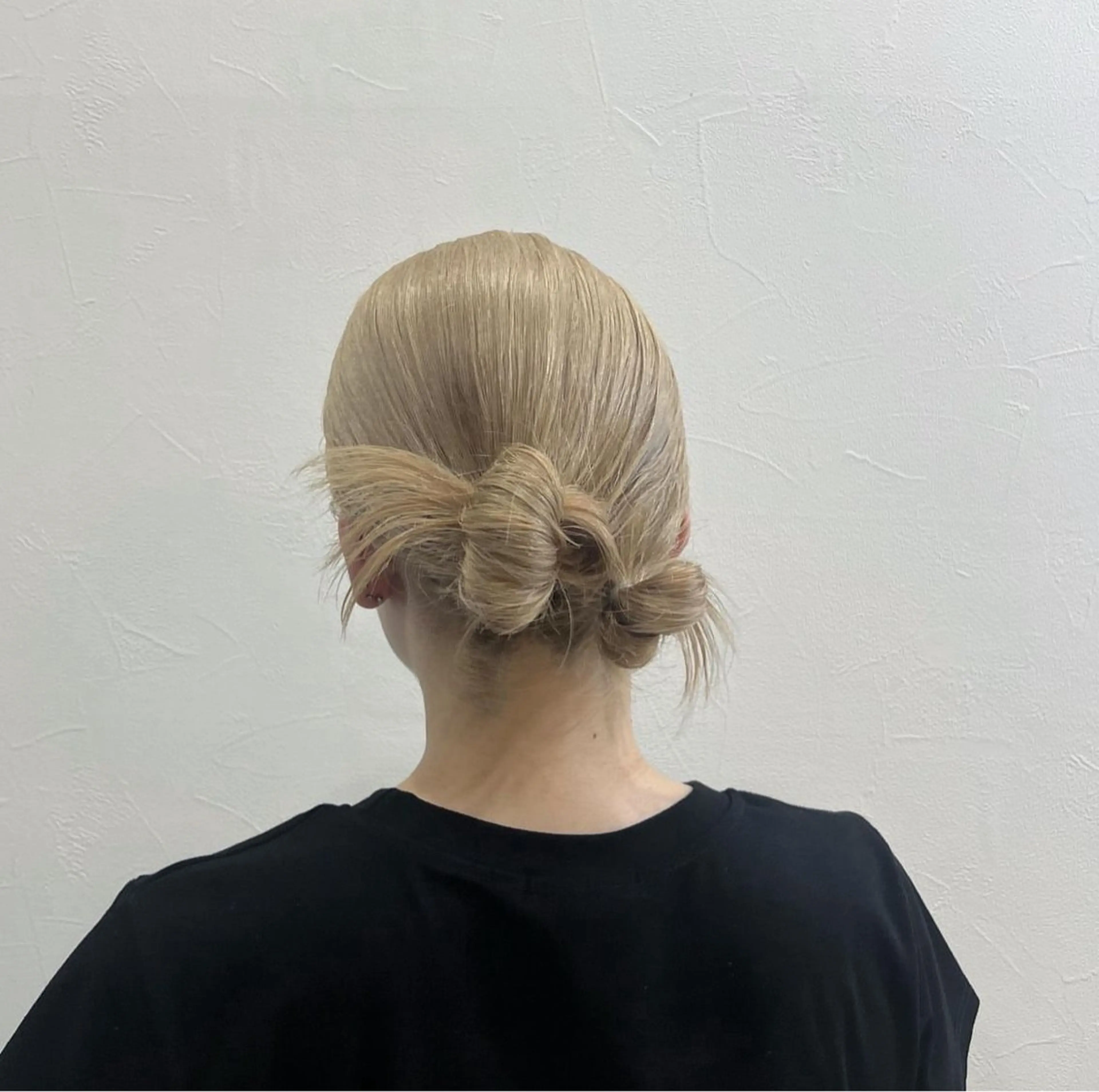 ミディアム 浴衣 ヘアセット 🦋Yui🦋透明感 /ベージュ/Wカラーのヘアスタイル