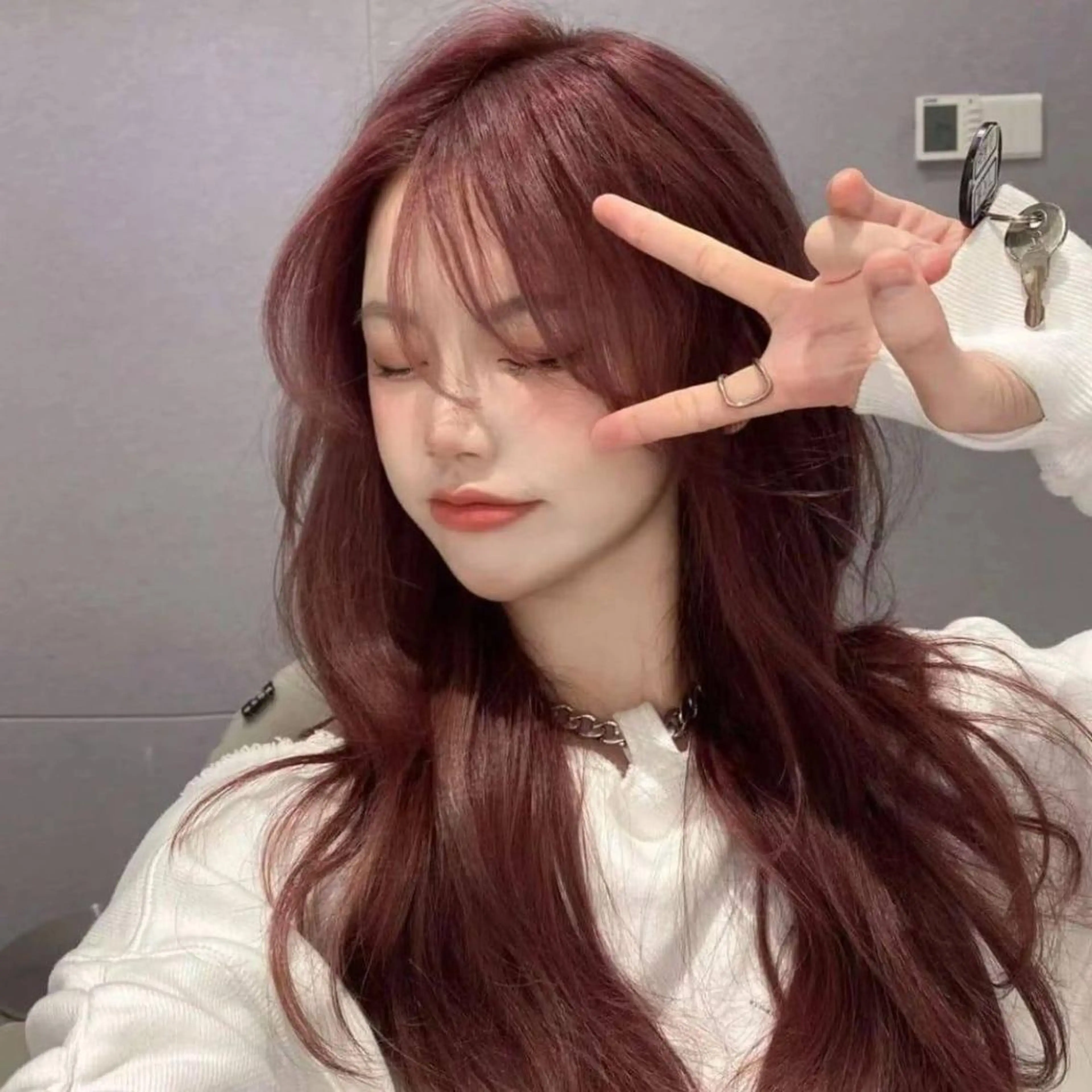 カラー ロング ★学割★韓国× BIZEのヘアスタイル