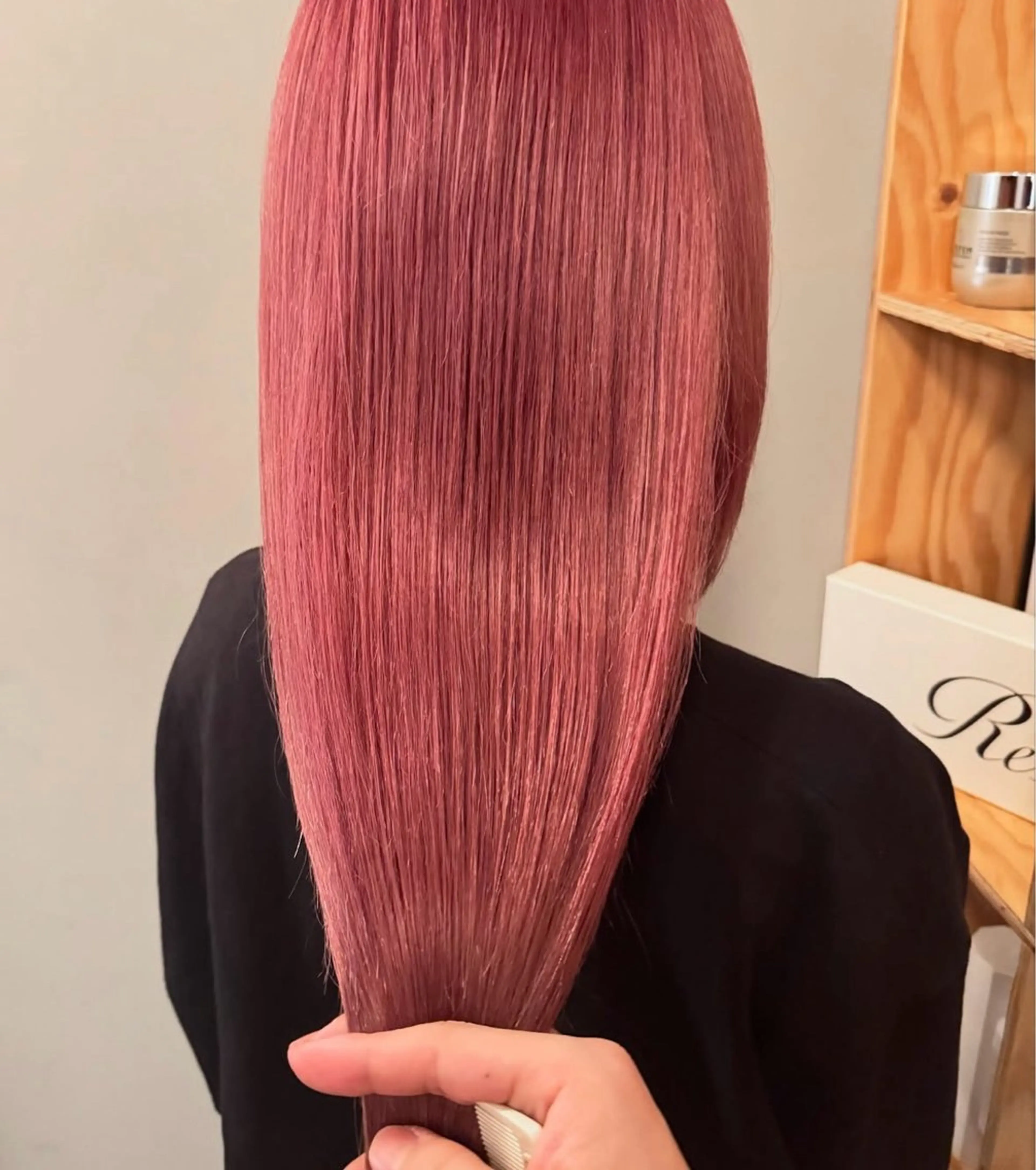 セミロング カラー 透明感/暖色カラー ミウのヘアスタイル