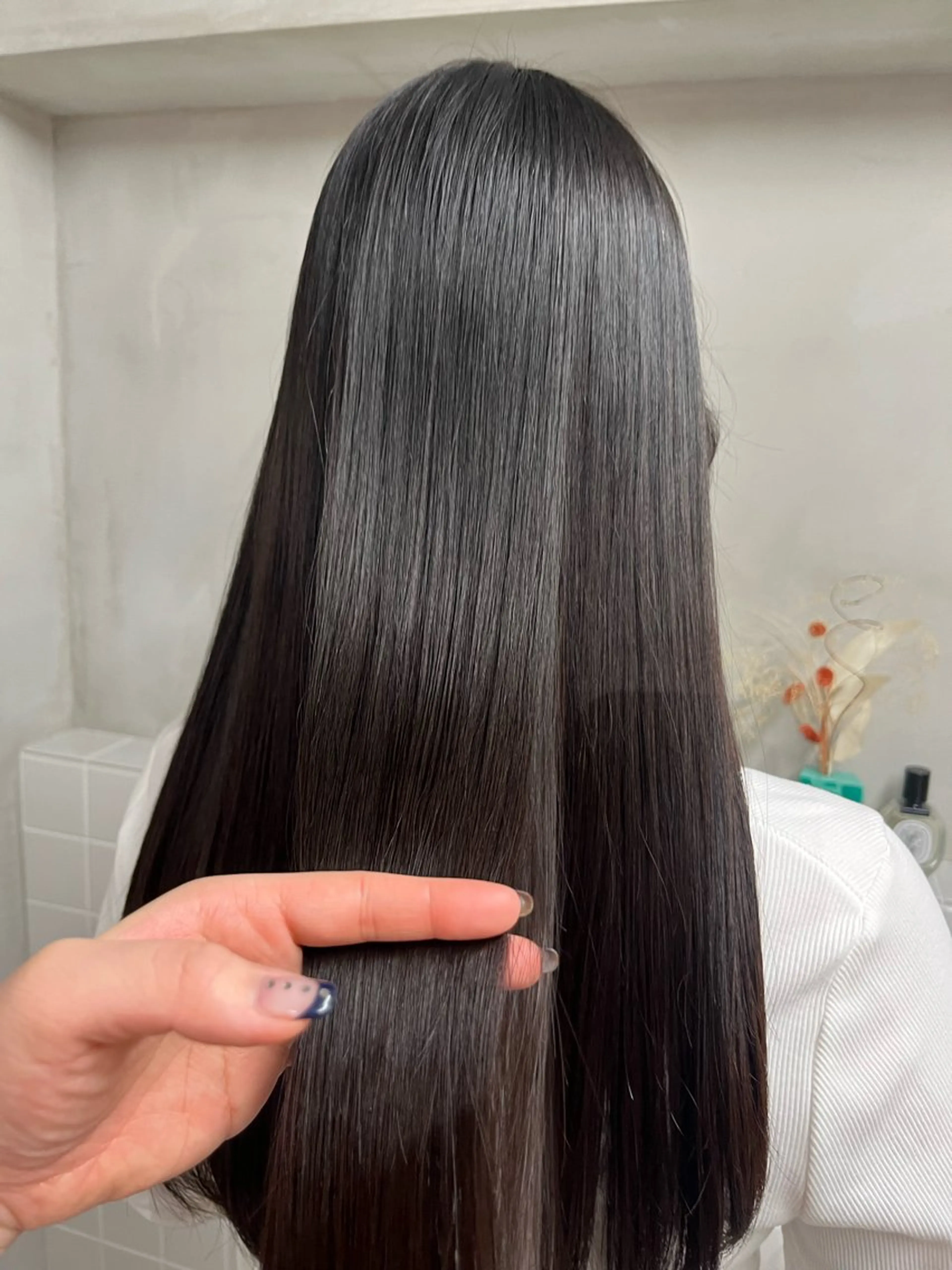 ロング 髪質改善 トリートメント anon Loemのヘアスタイル