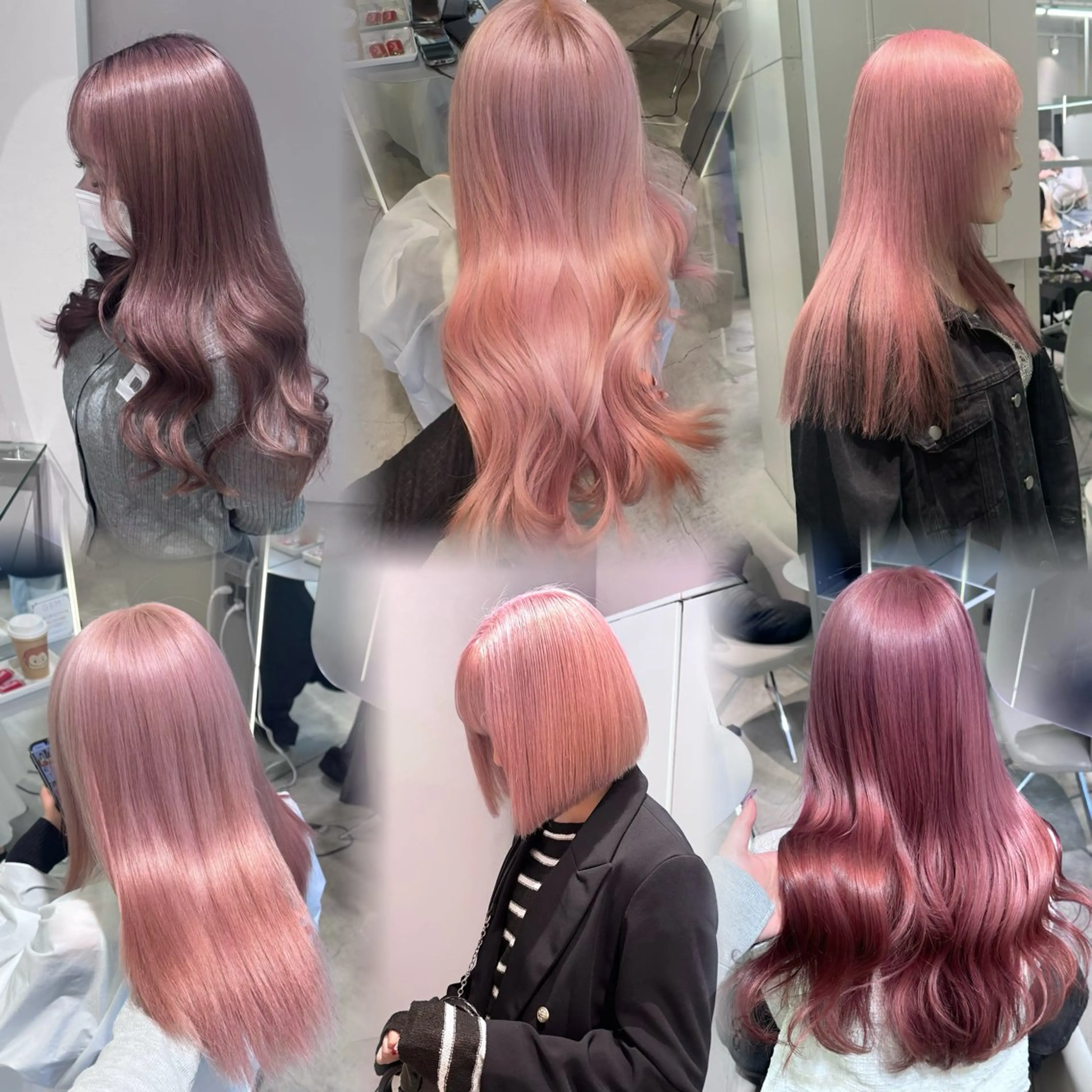 カラー ベージュカラー ハイトーンカラー ラベンダーカラー ピンクカラー ピンクベージュ GEM/ハイトーン /名駅/kanaeのヘアスタイル