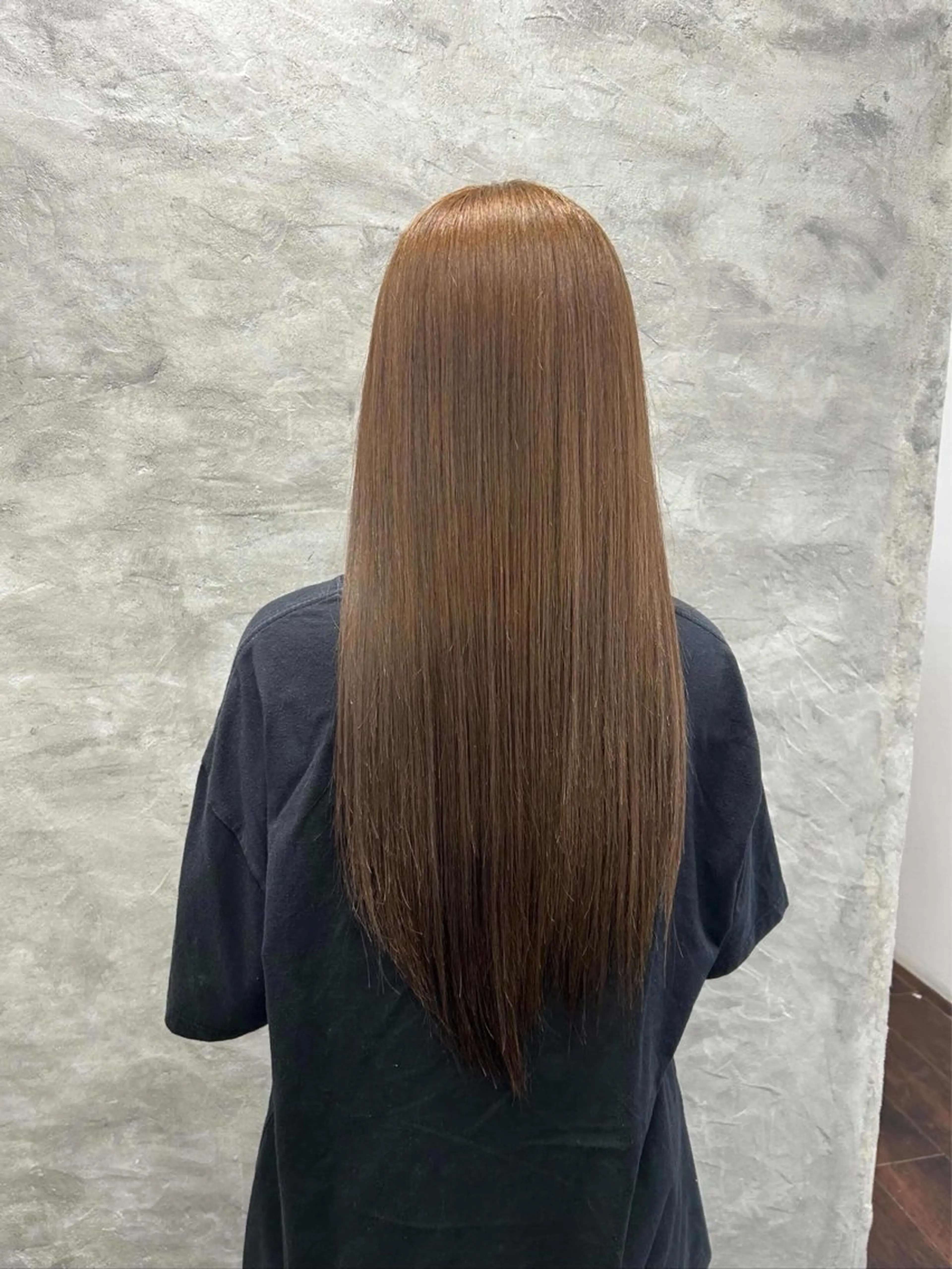 カラー ルプラボウ ふくい きなりのヘアスタイル