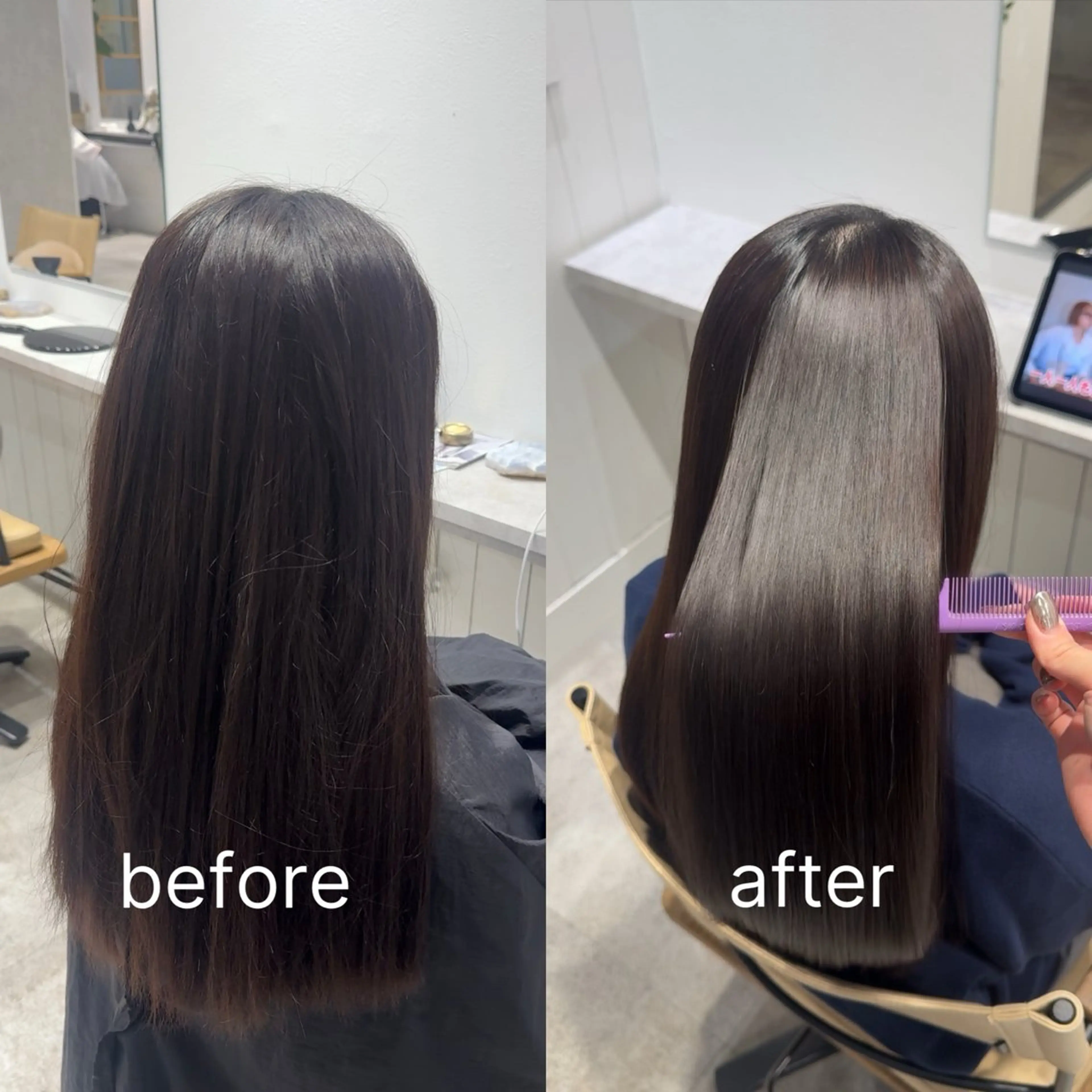 ロング 縮毛矯正 Mimosa所属・【Mimosa】 Irohaのヘアスタイル